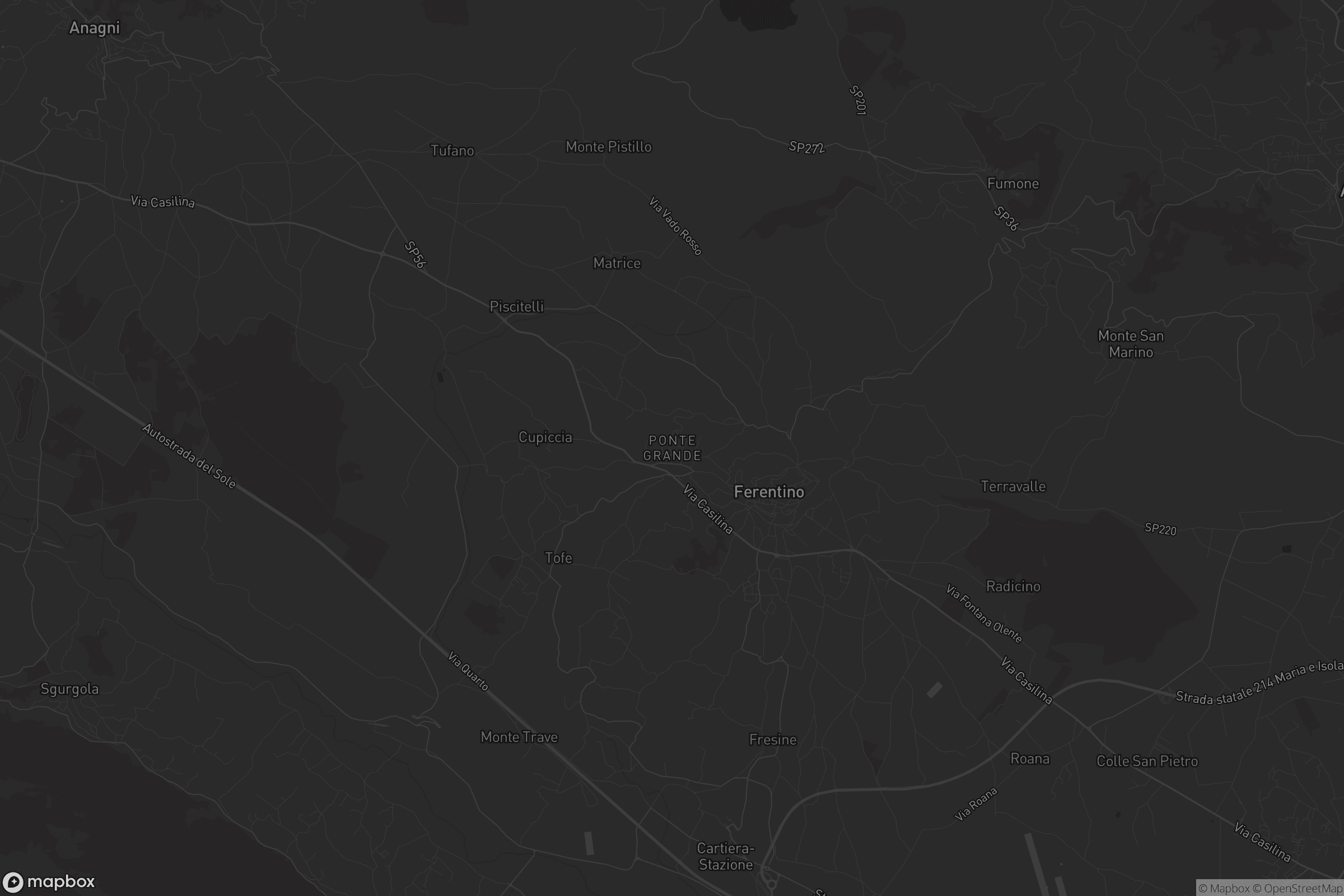 Mappa di Ponte Grande