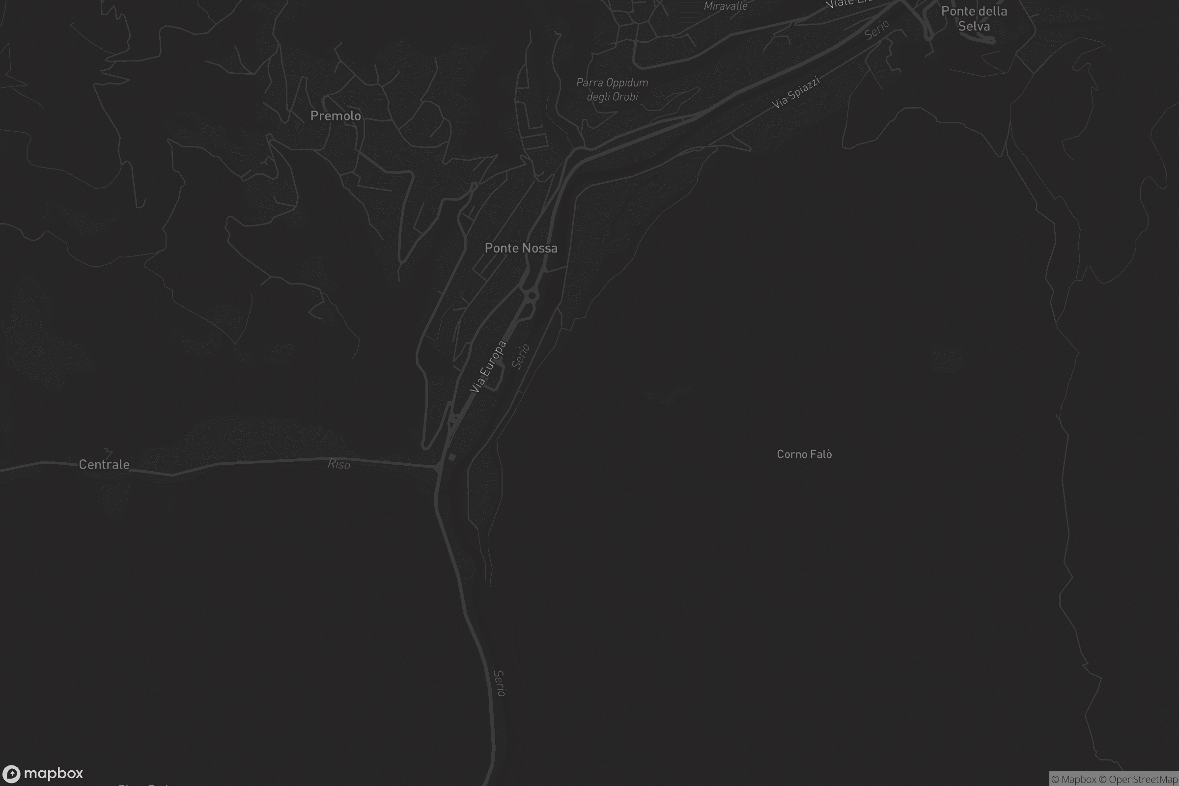 Mappa di Ponte Nossa