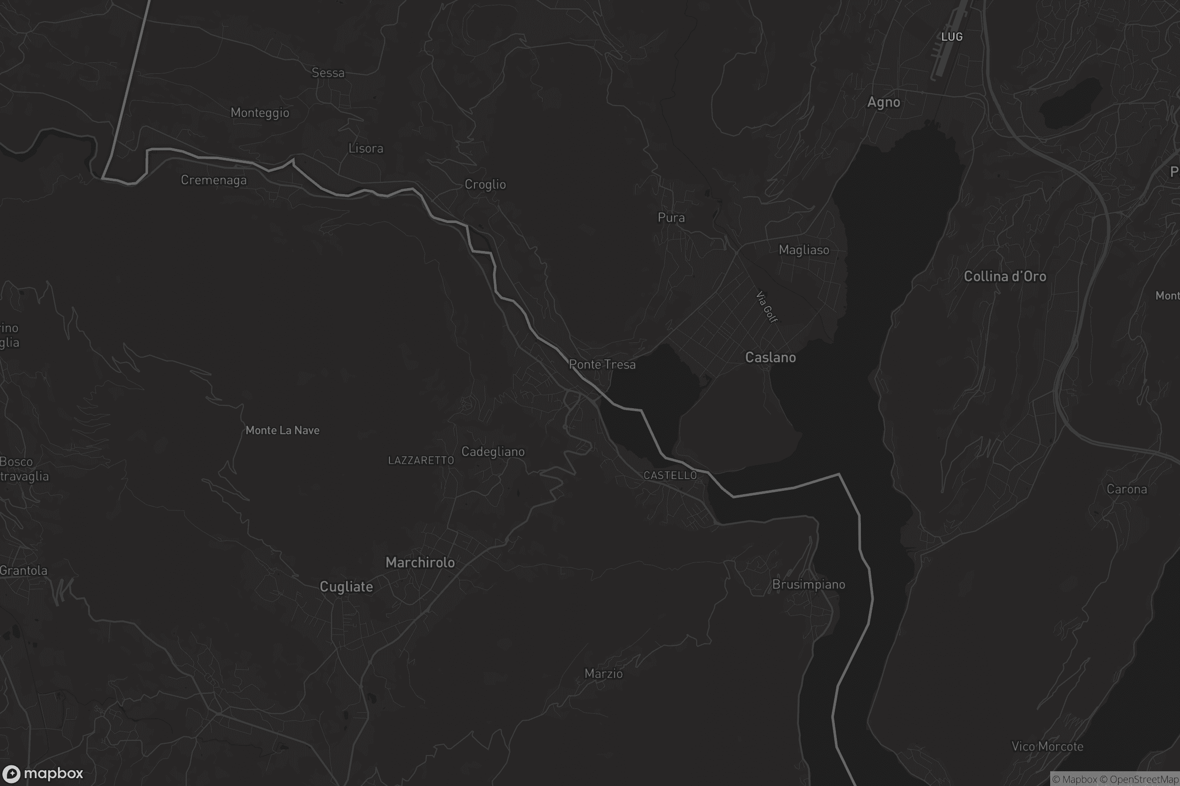 Mappa di Ponte Tresa