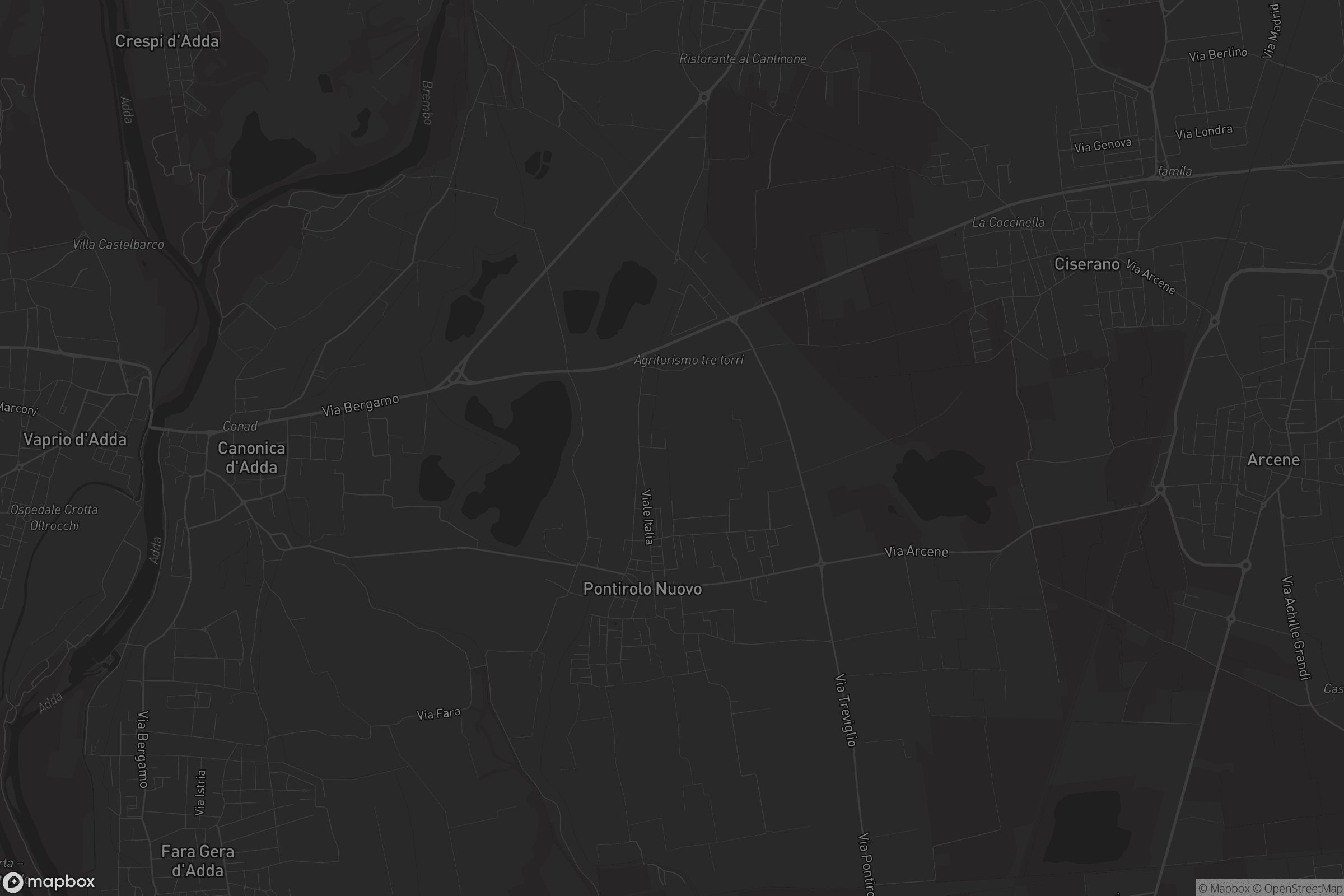 Mappa di Pontirolo Nuovo