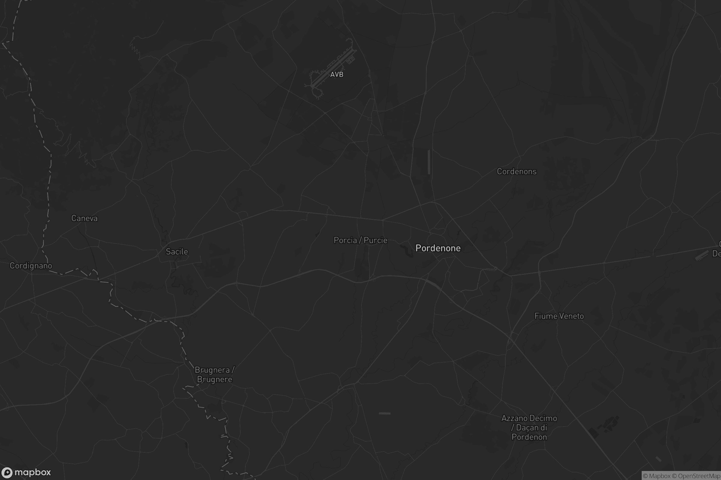 Mappa di Porcia / Purcie