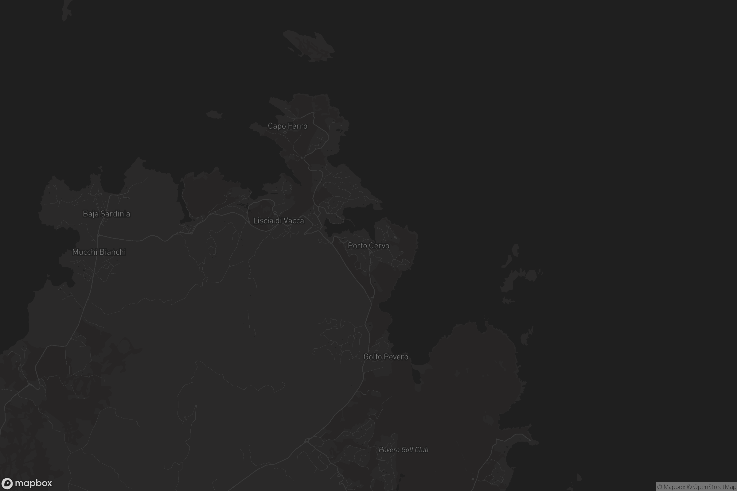 Mappa di Porto Cervo