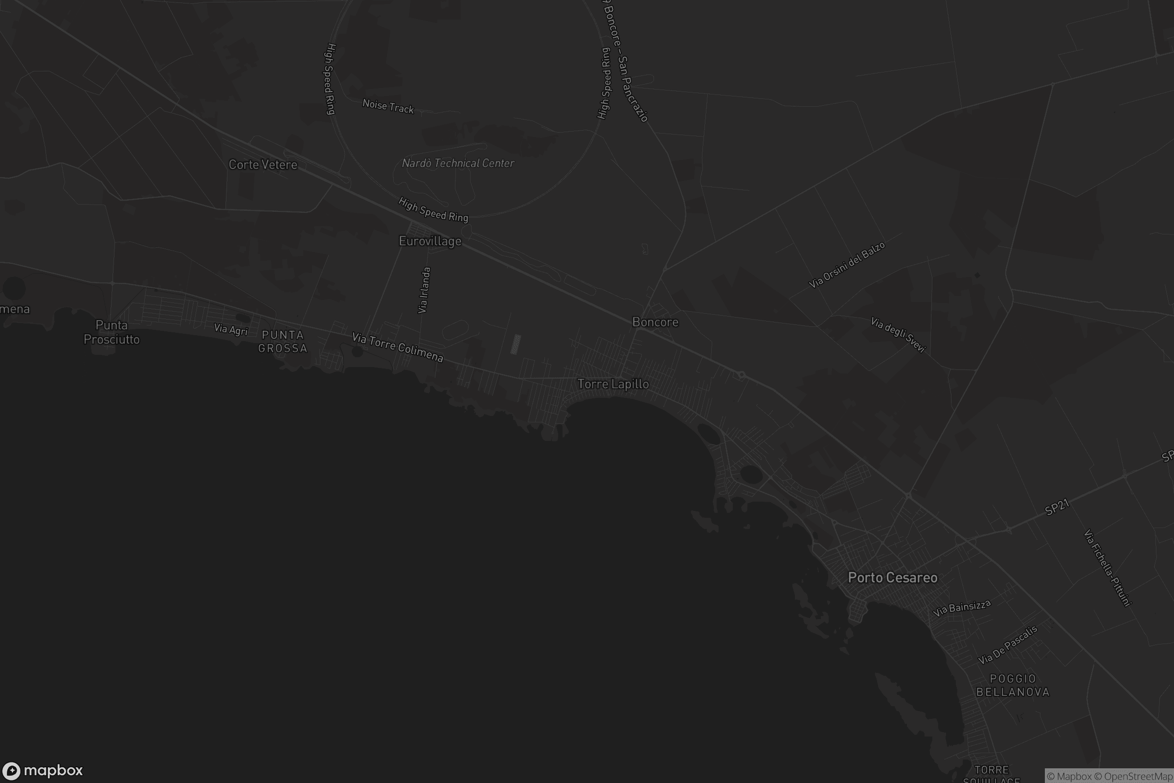 Mappa di Porto Cesareo