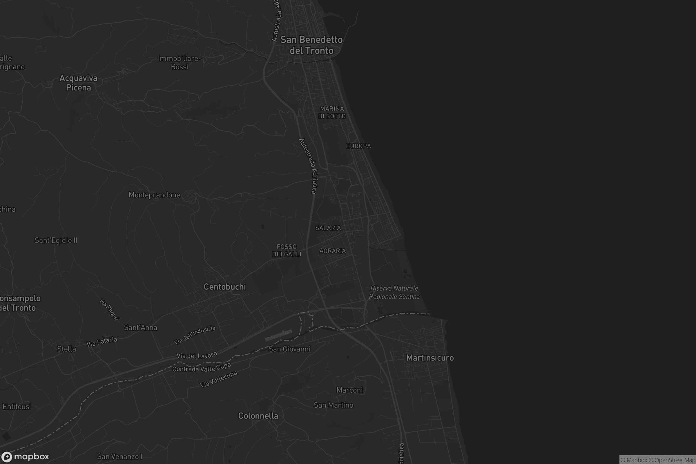 Mappa di Porto d'Ascoli