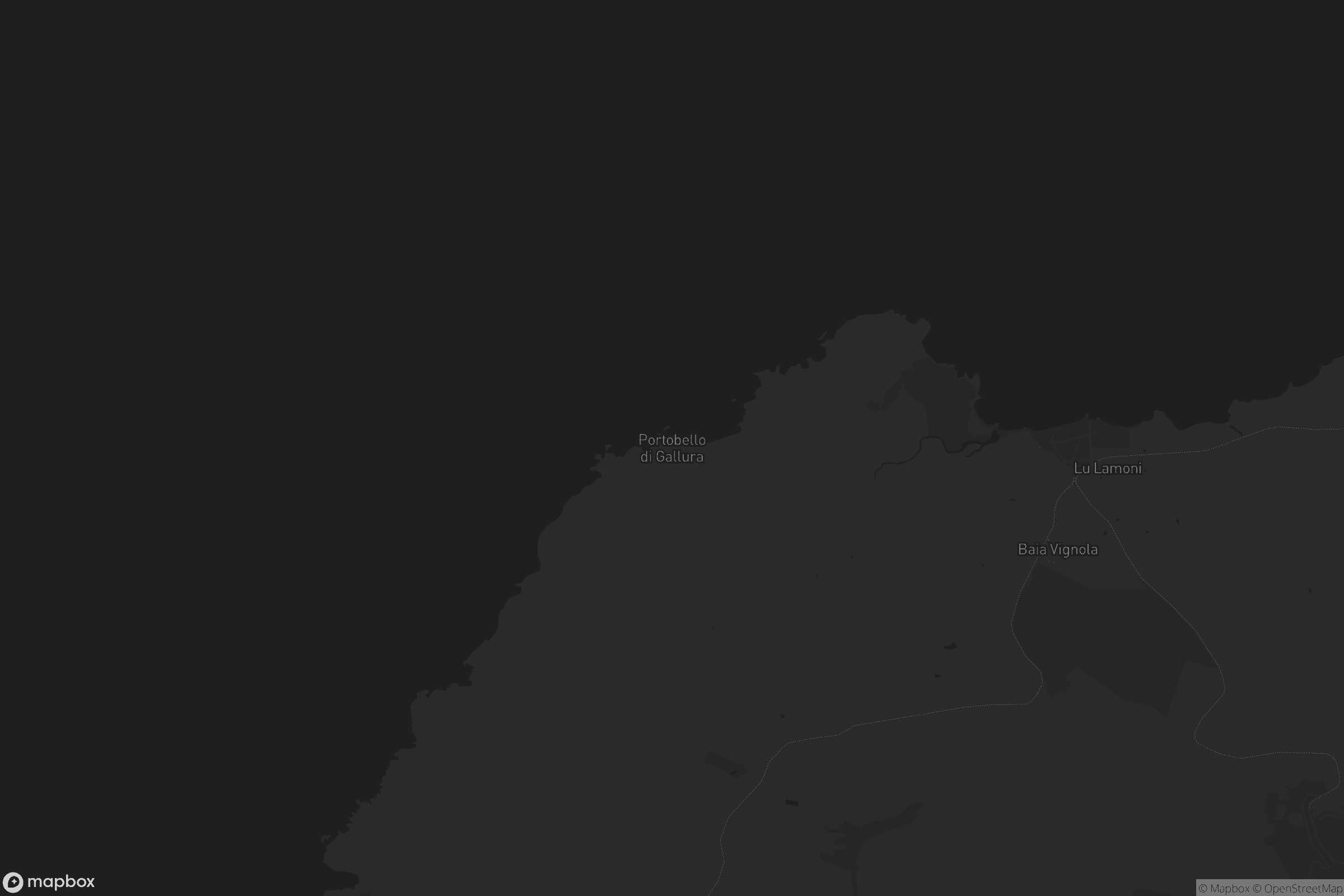 Mappa di Portobello di Gallura