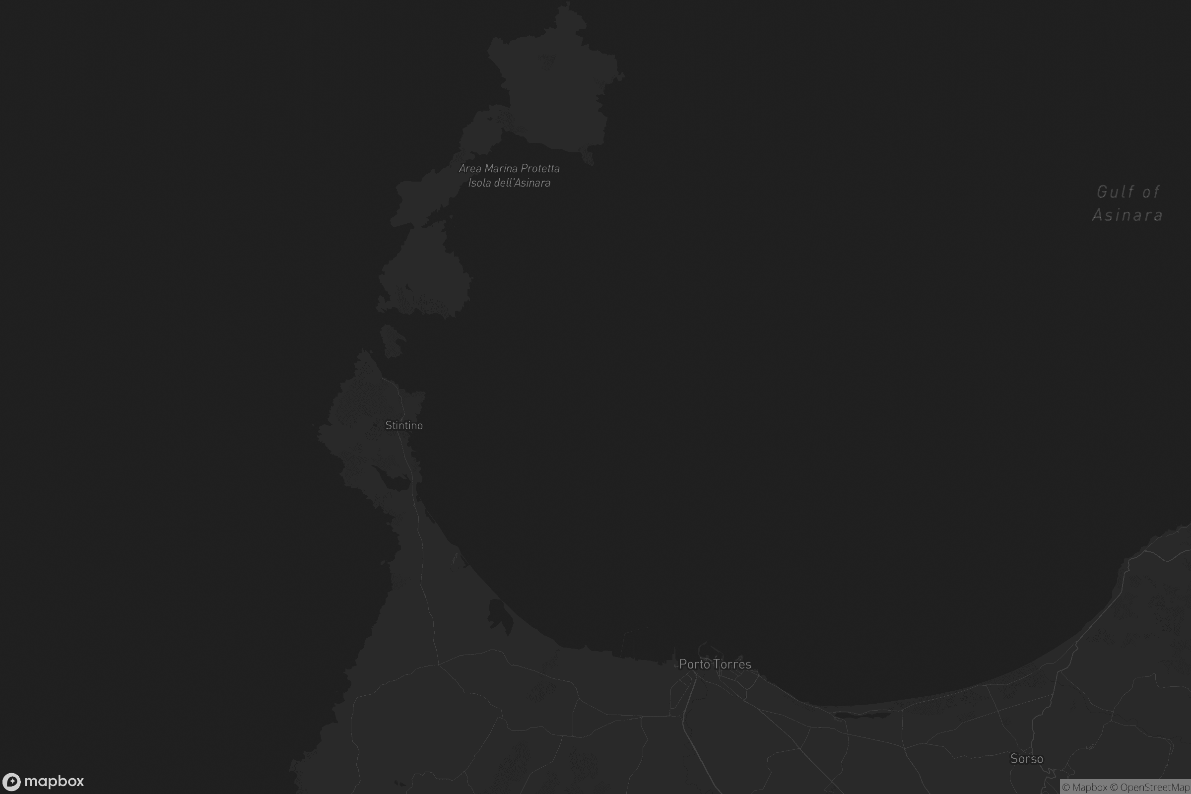 Mappa di Posthudorra/Porto Torres
