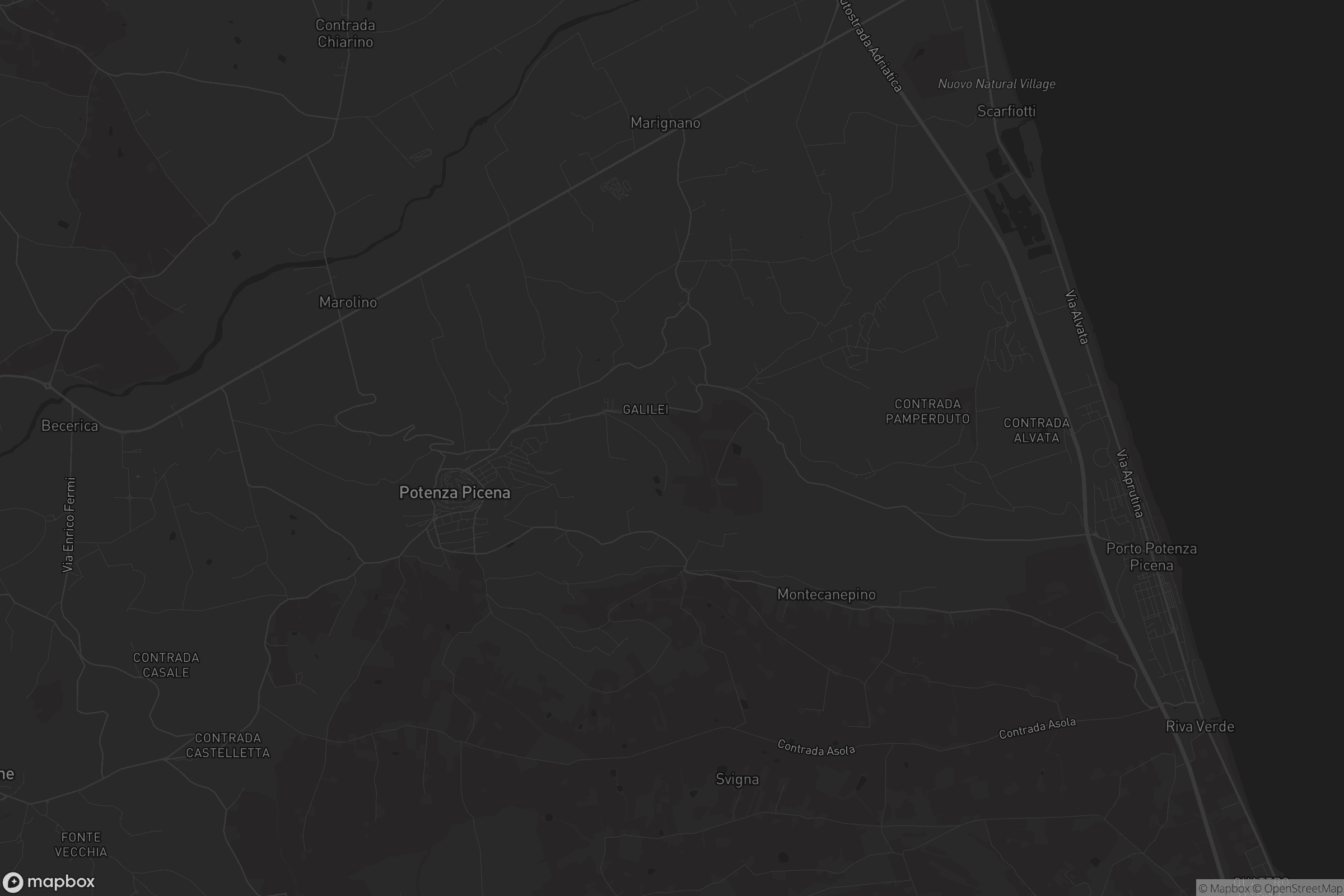 Mappa di Potenza Picena