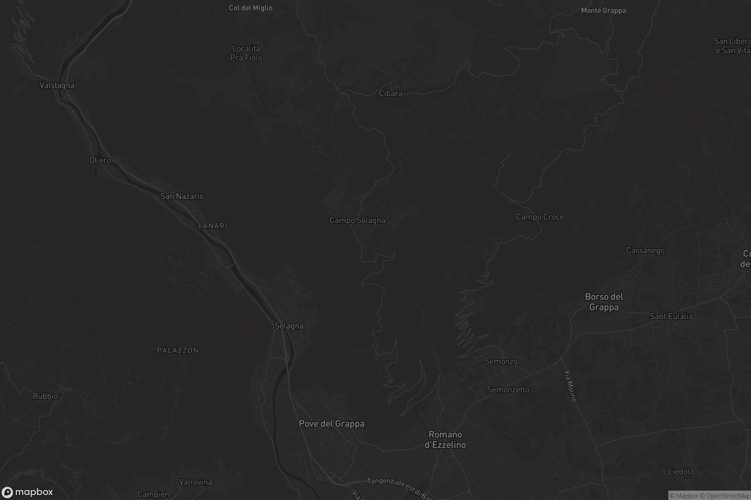 Mappa di Pove del Grappa