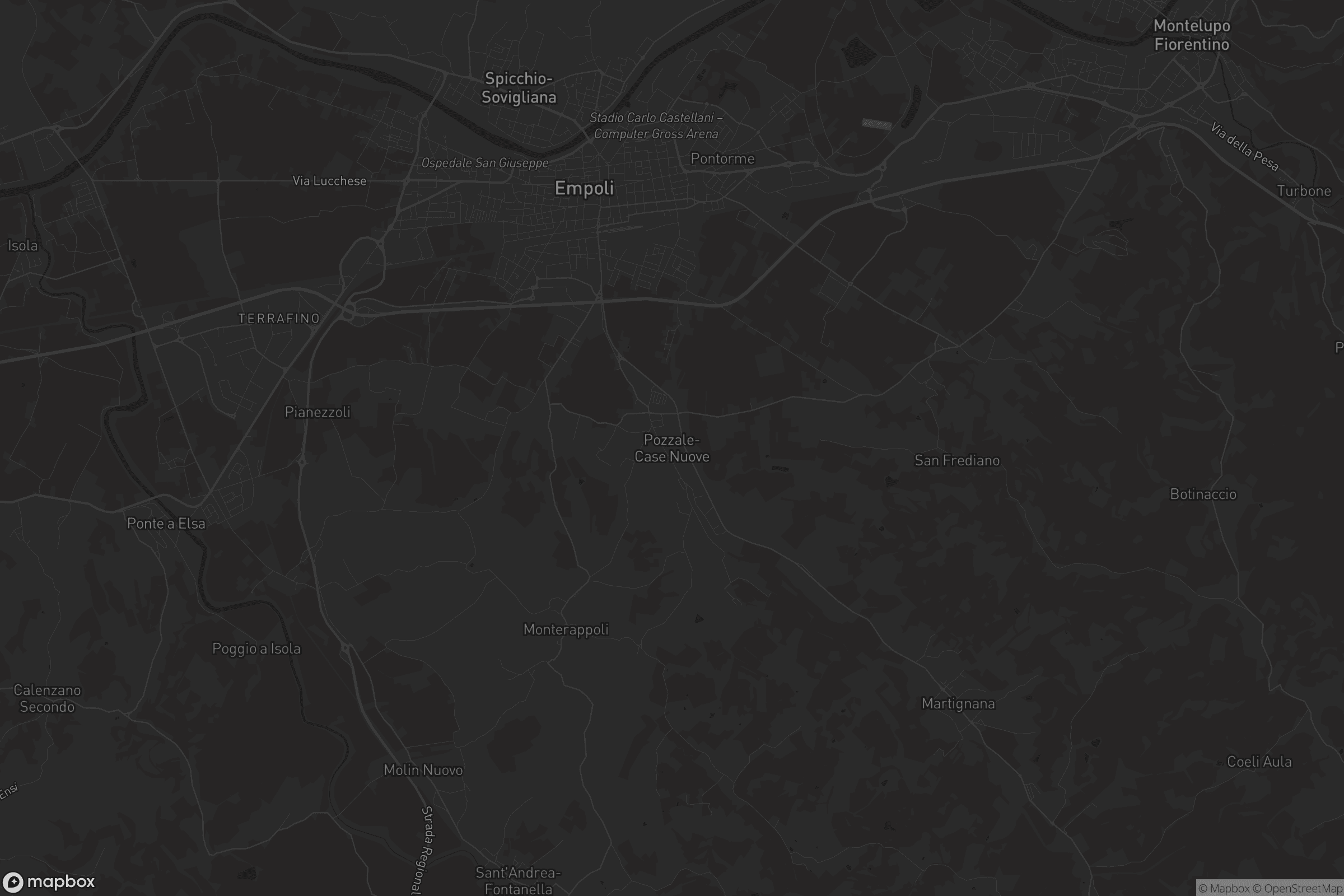 Mappa di Pozzale-Case Nuove