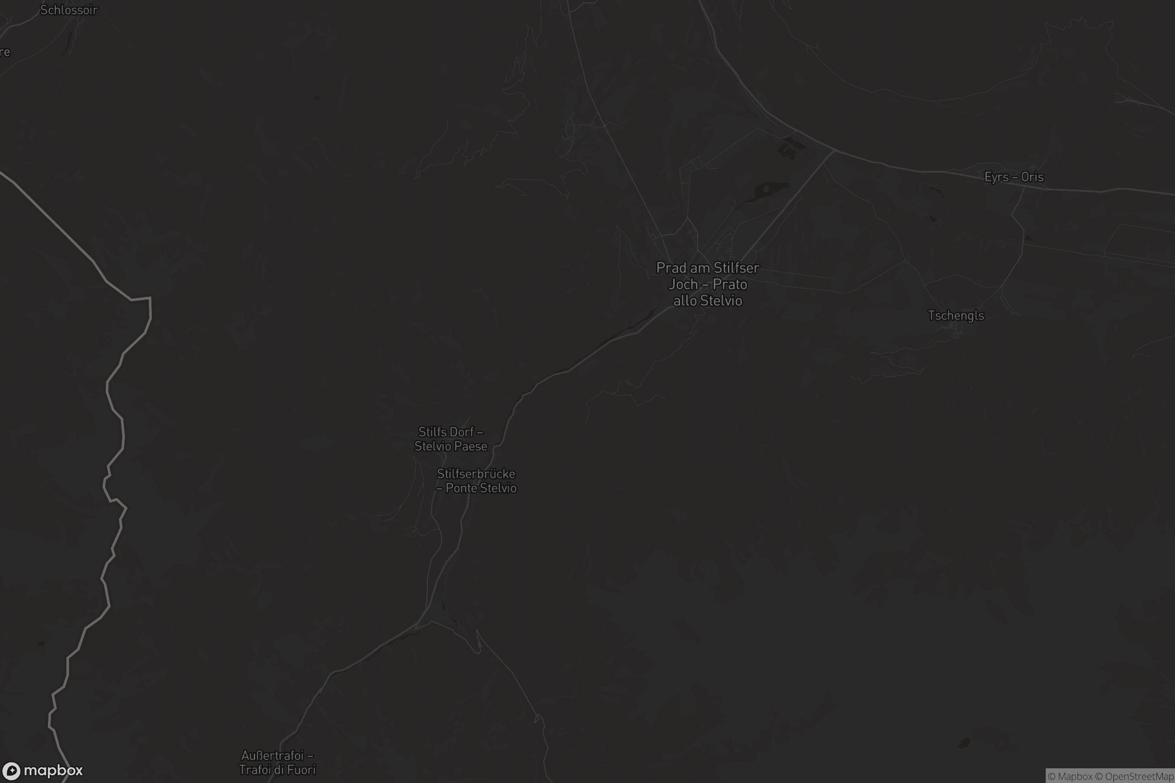 Mappa di Prad am Stilfserjoch - Prato allo Stelvio