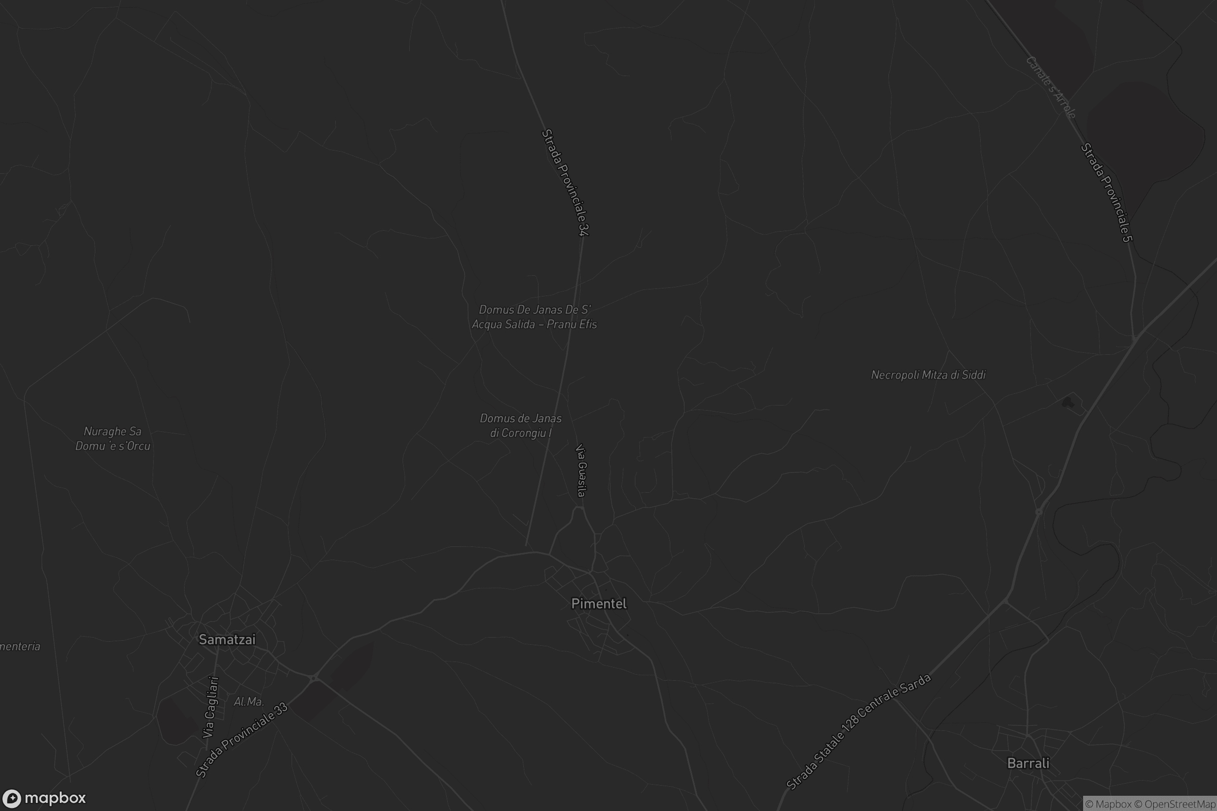Mappa di Pramantellu/Pimentel
