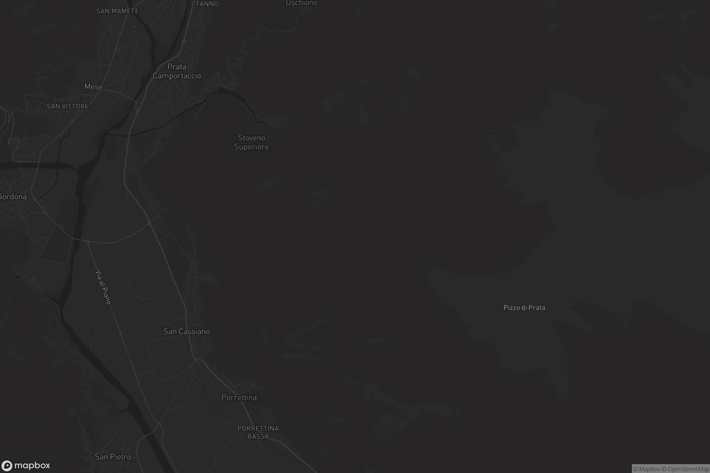 Mappa di Prata Camportaccio