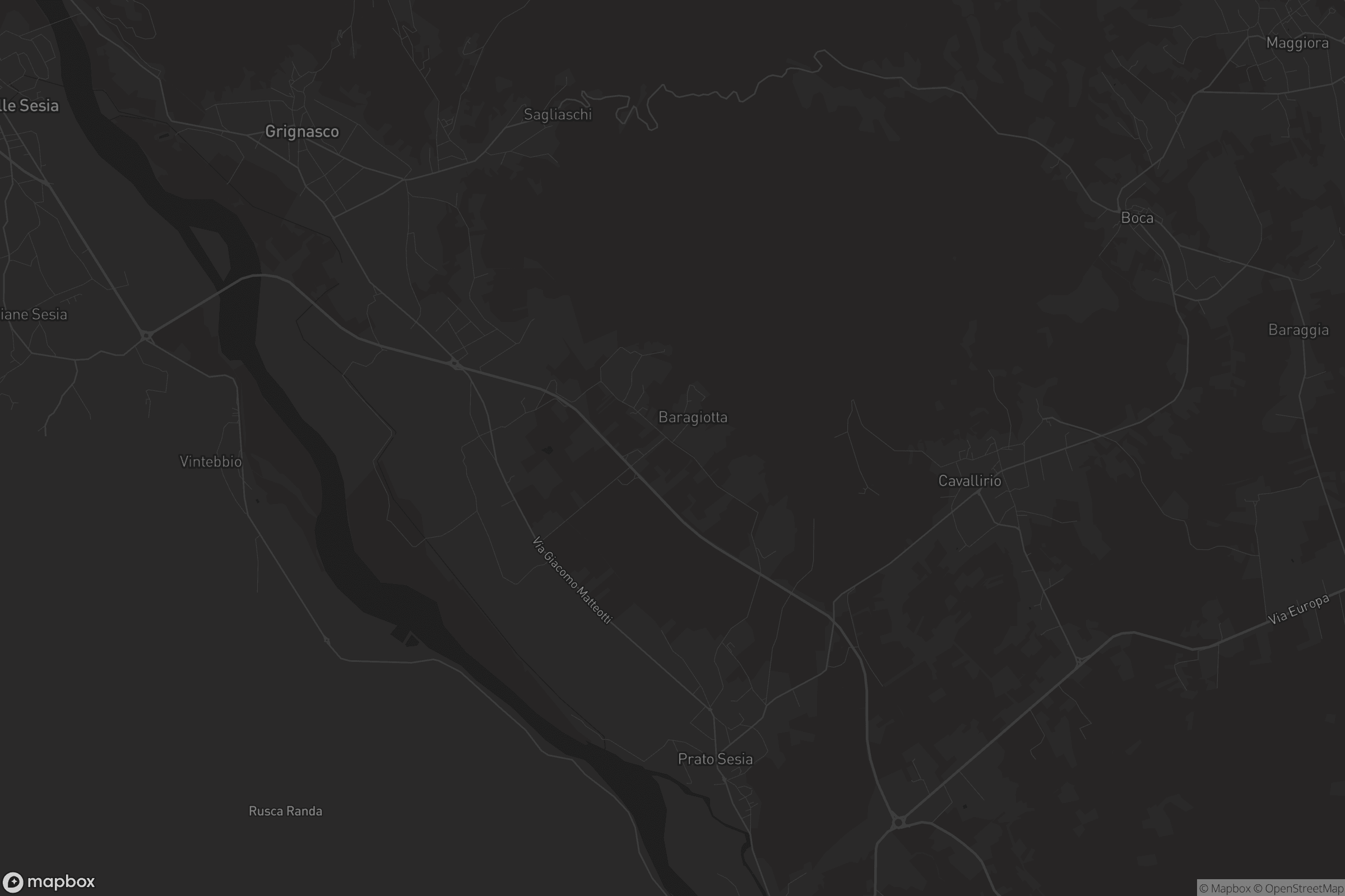 Mappa di Prato Sesia