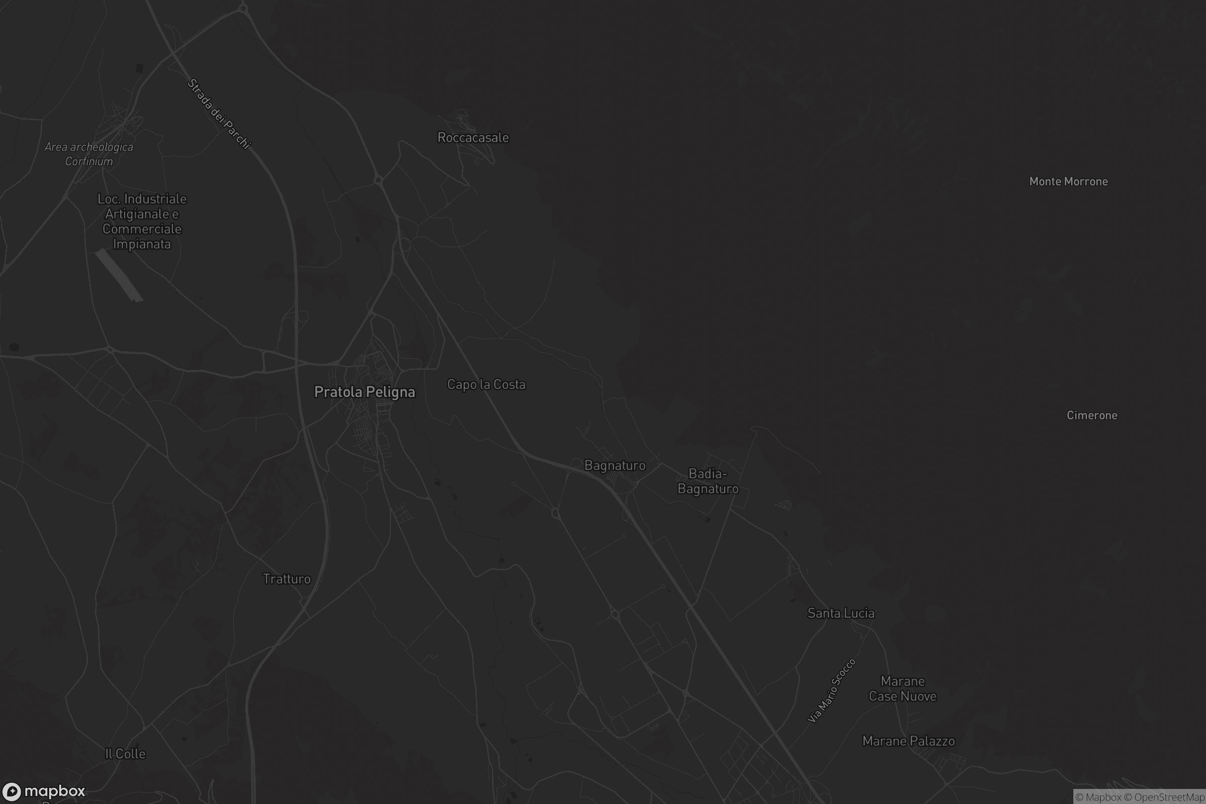 Mappa di Pratola Peligna