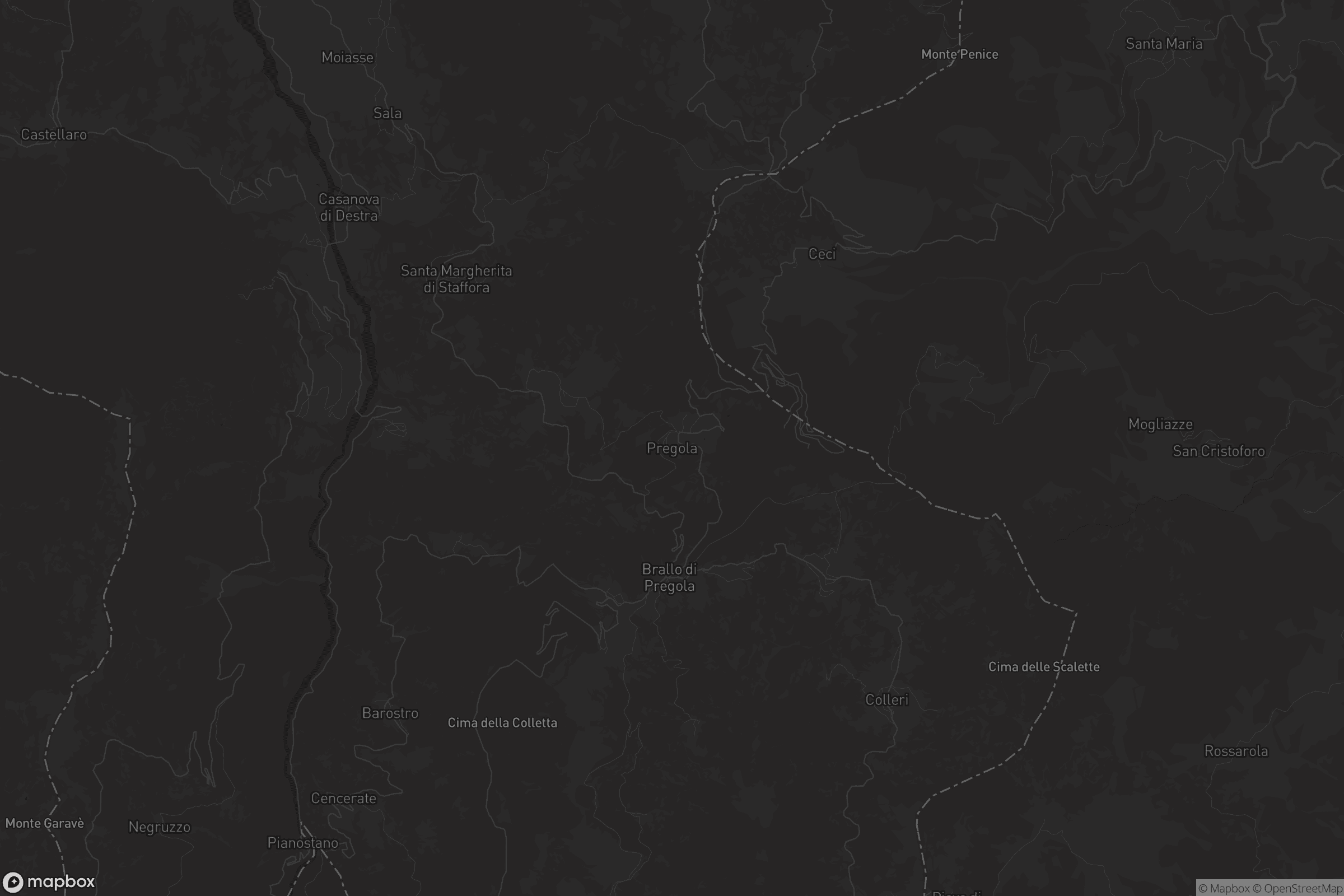 Mappa di Pregola