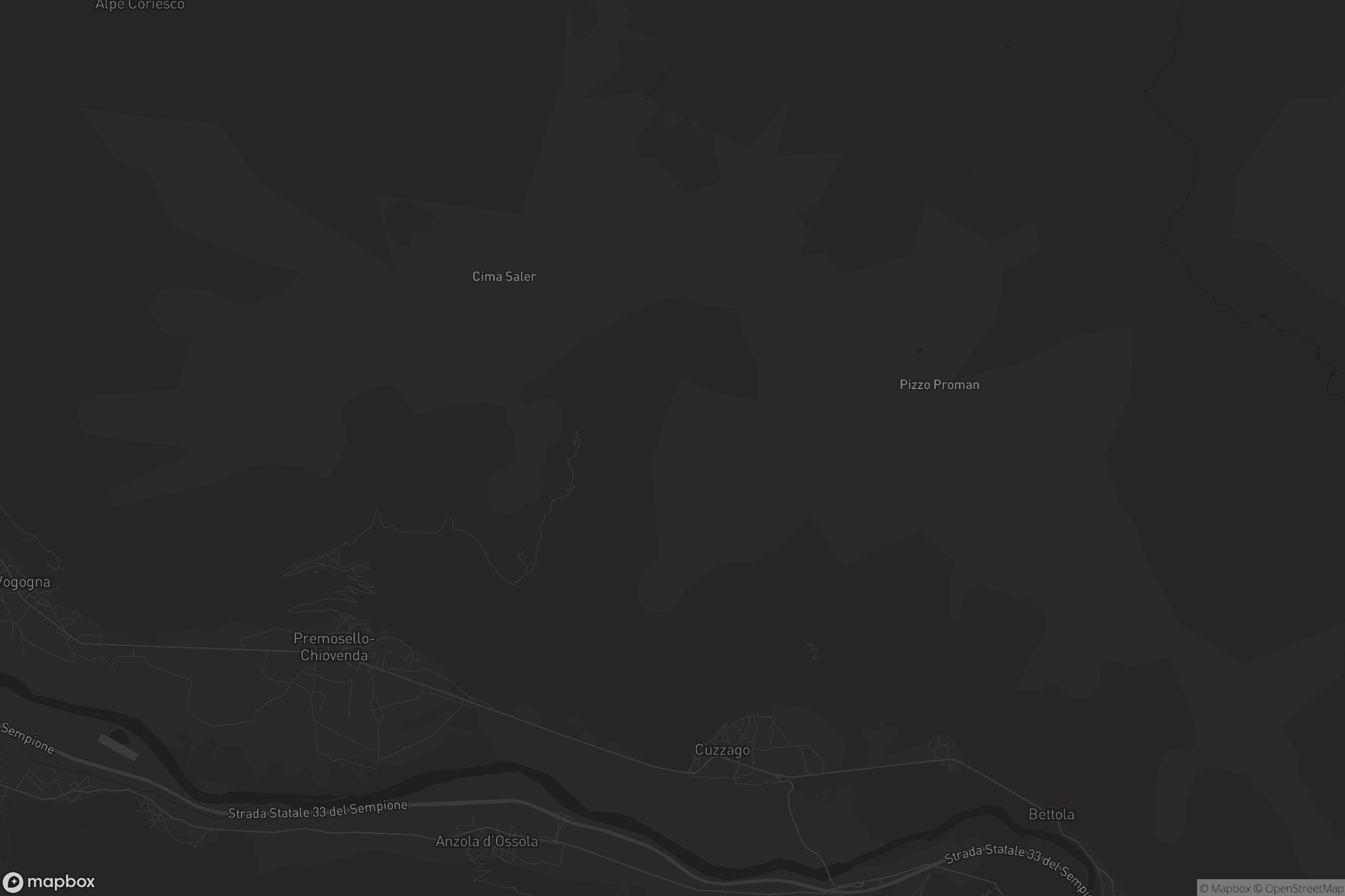 Mappa di Premosello-Chiovenda