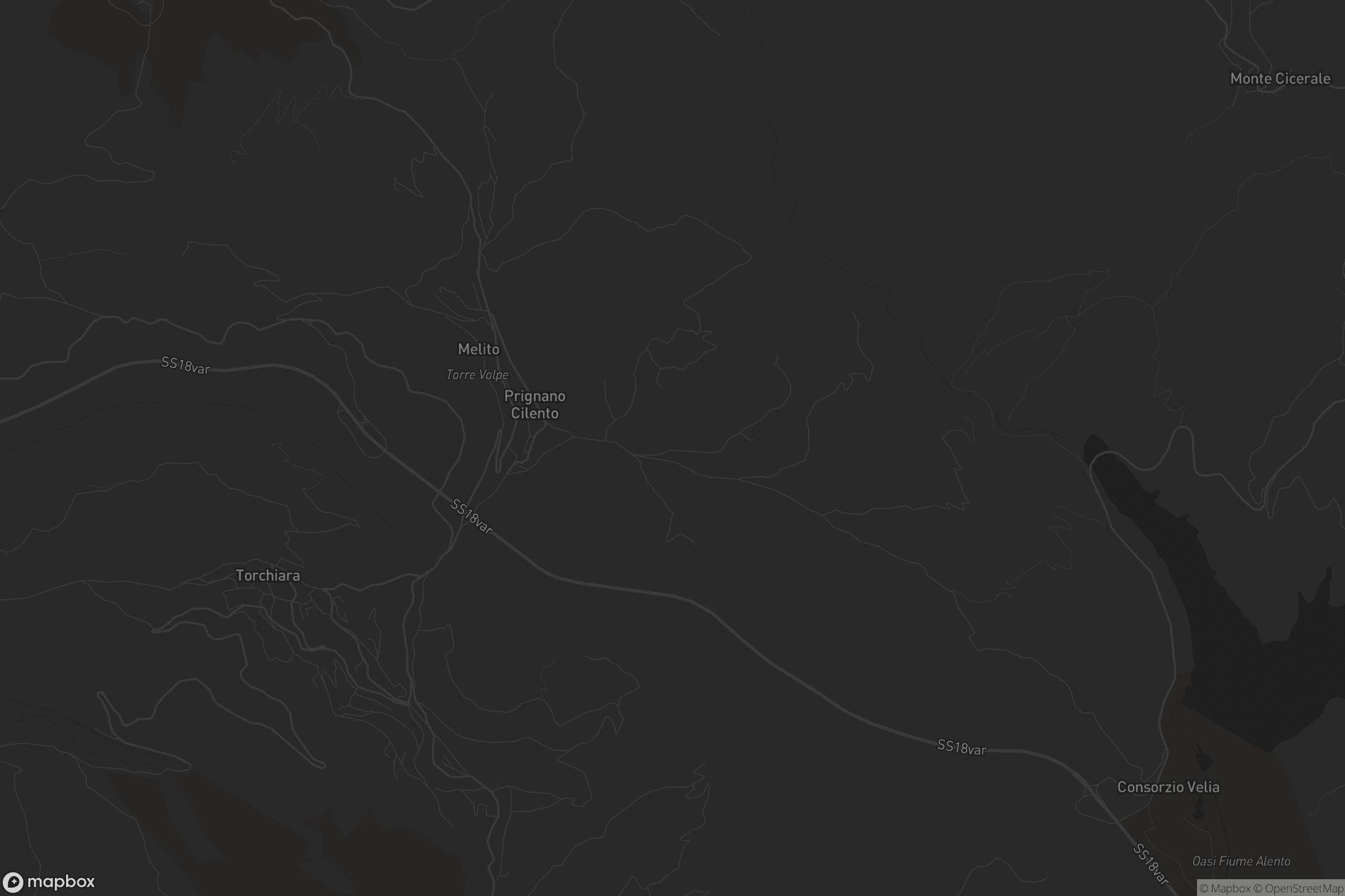 Mappa di Prignano Cilento