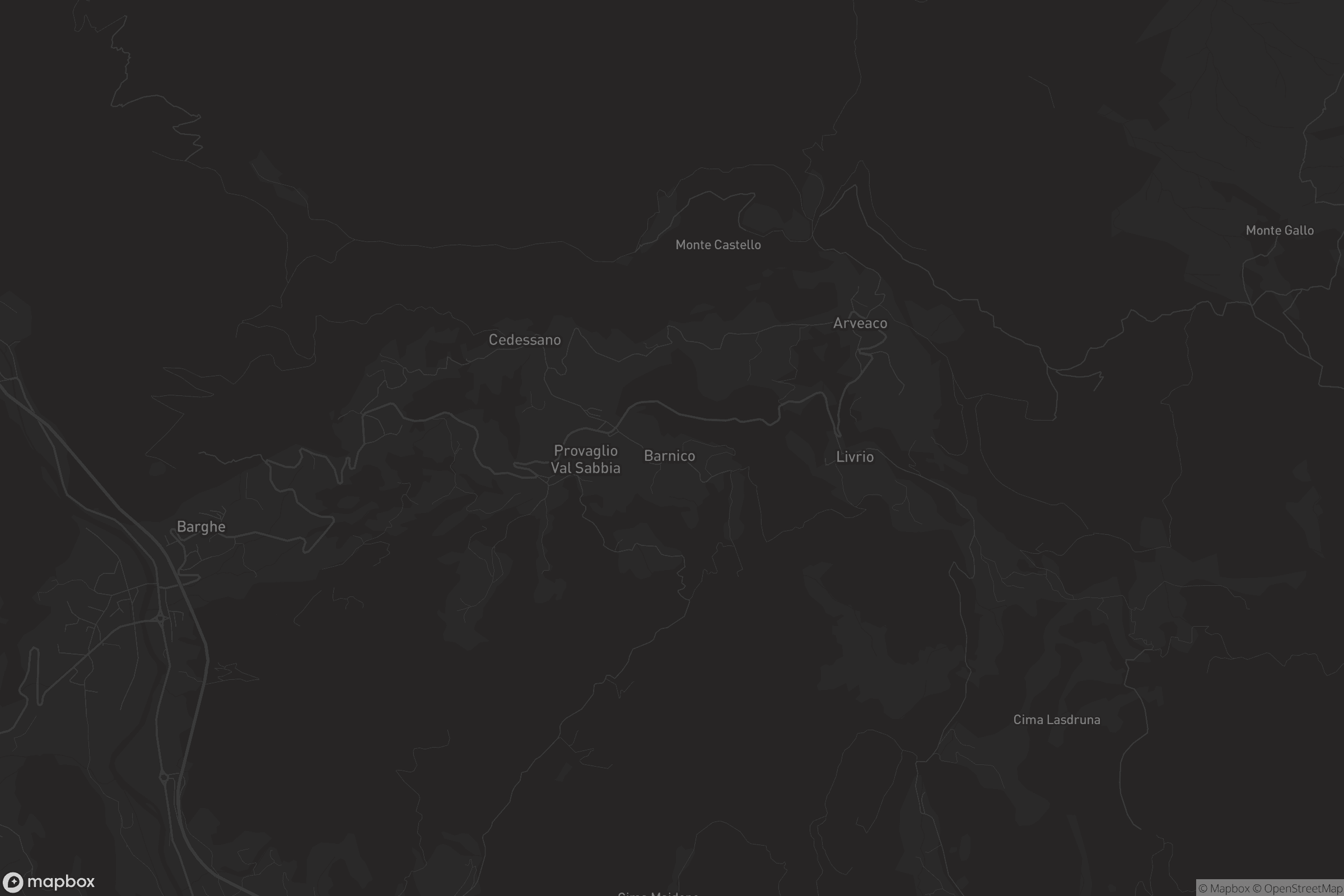 Mappa di Provaglio Val Sabbia