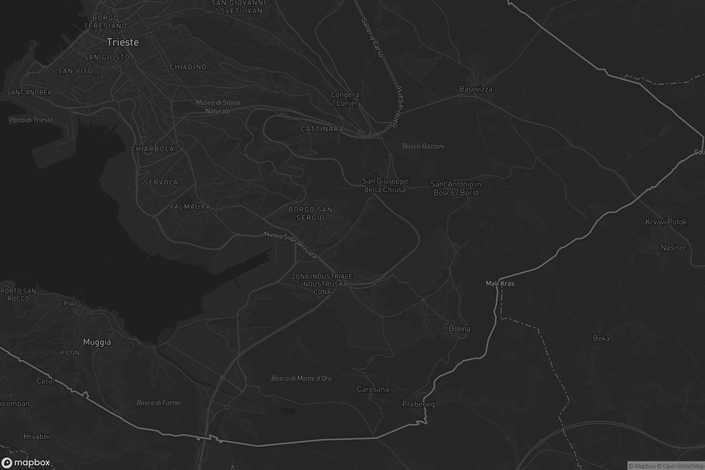 Mappa di Puglie di Domio / Pulje