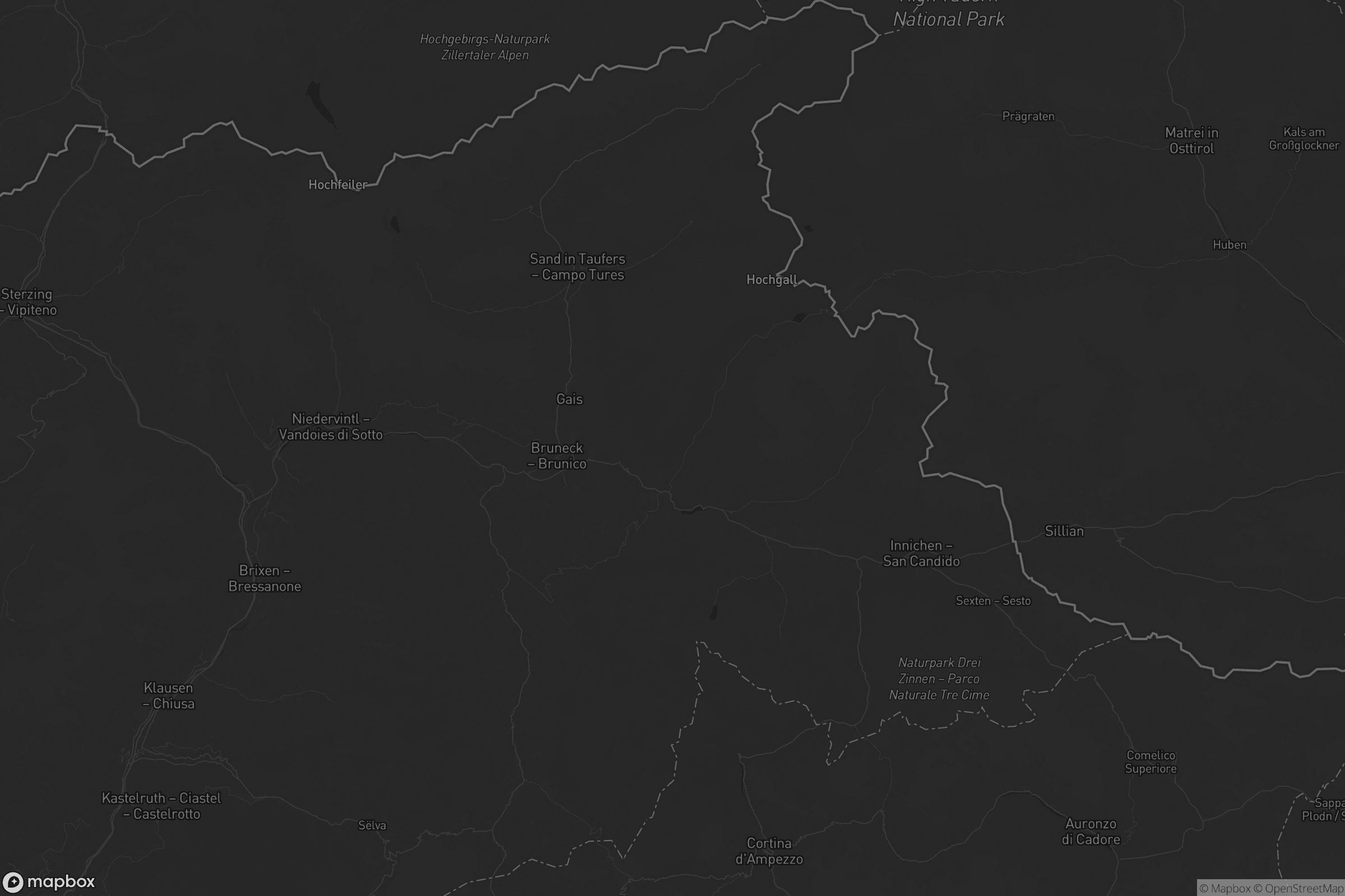 Mappa di Pustertal - Val Pusteria