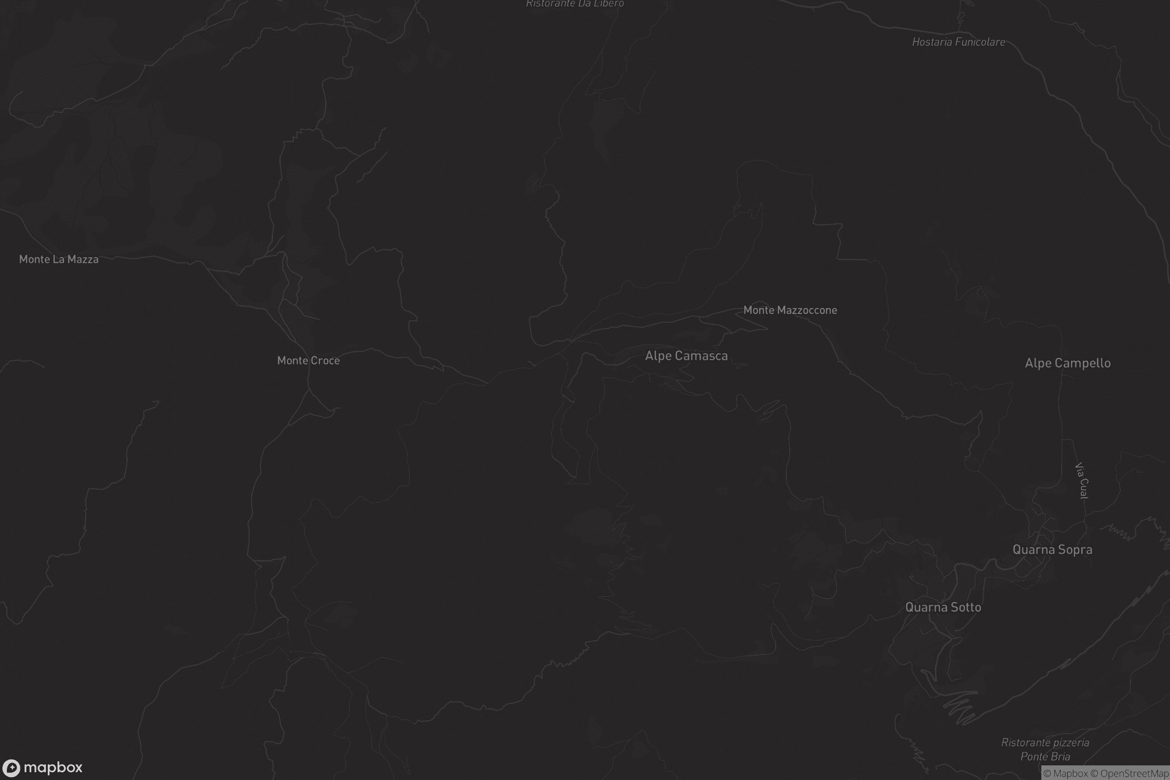 Mappa di Quarna Sotto