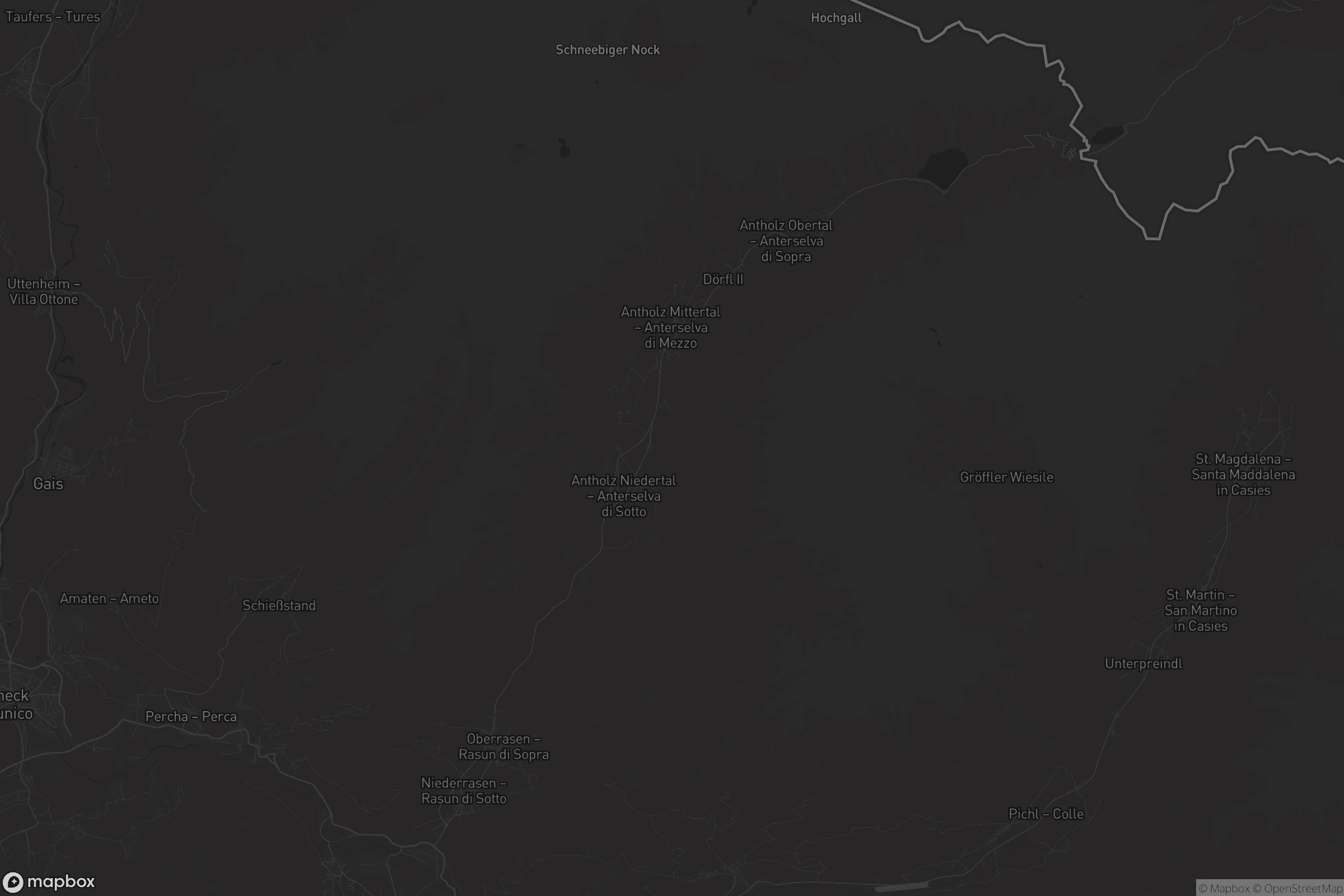 Mappa di Rasen-Antholz - Rasun-Anterselva
