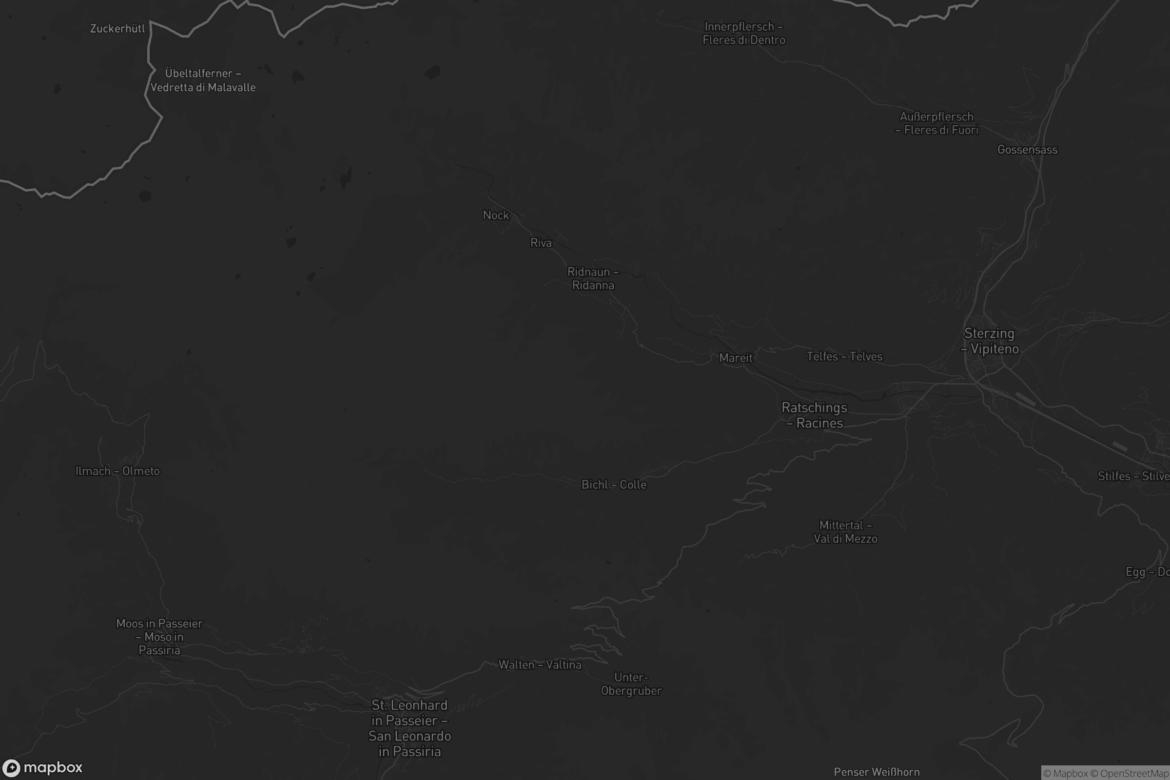 Mappa di Ratschings - Racines