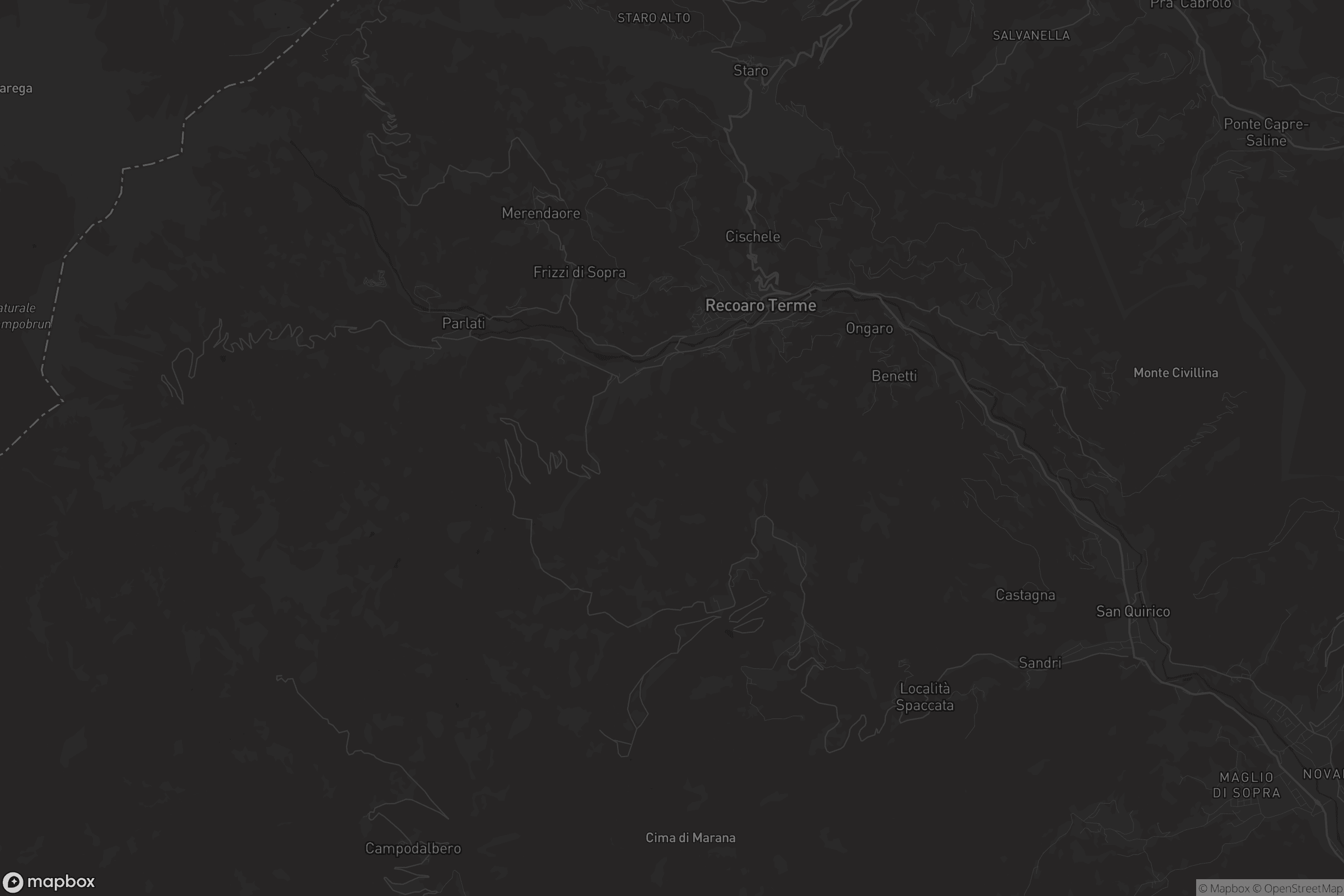 Mappa di Recoaro Terme