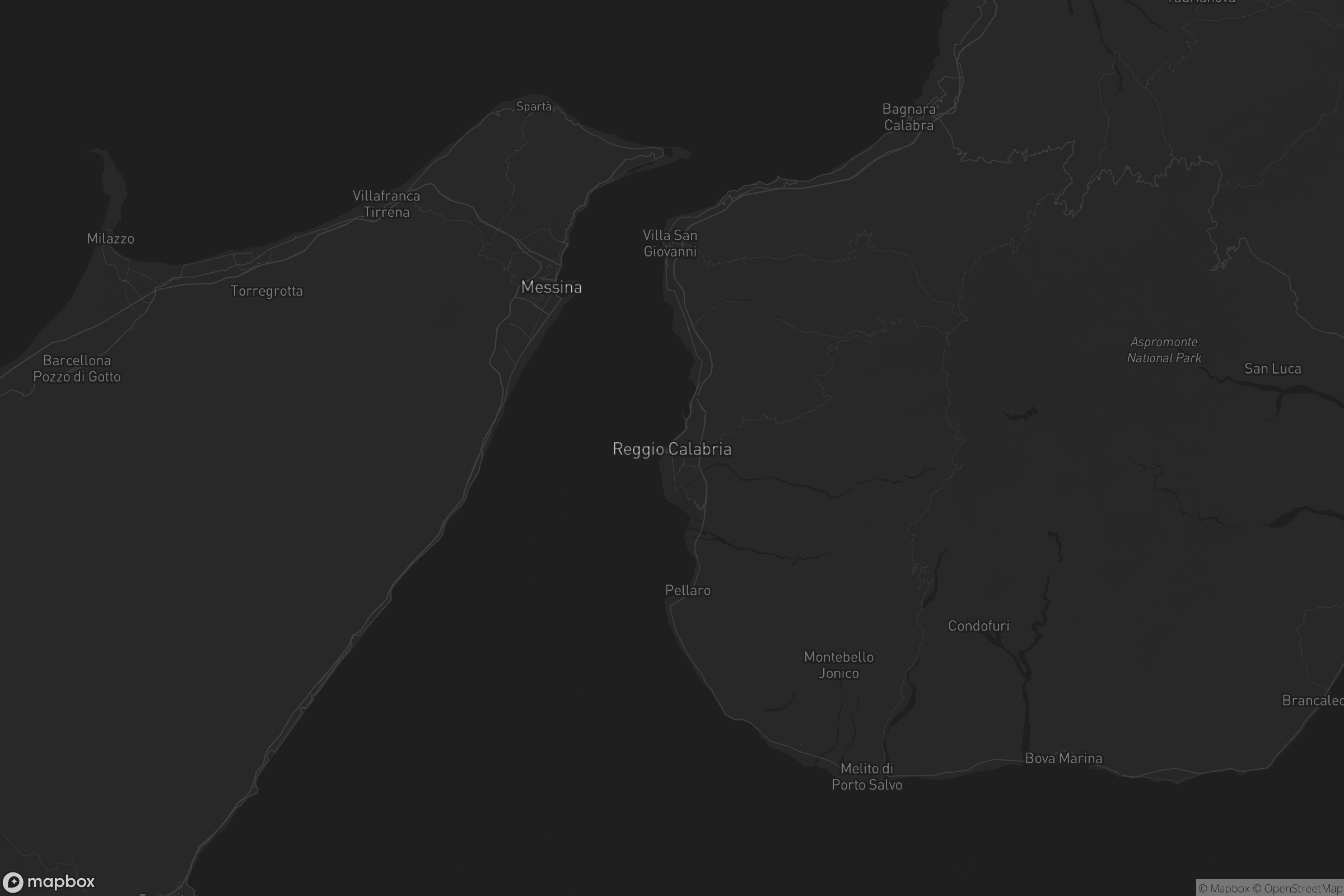 Mappa di Reggio Calabria