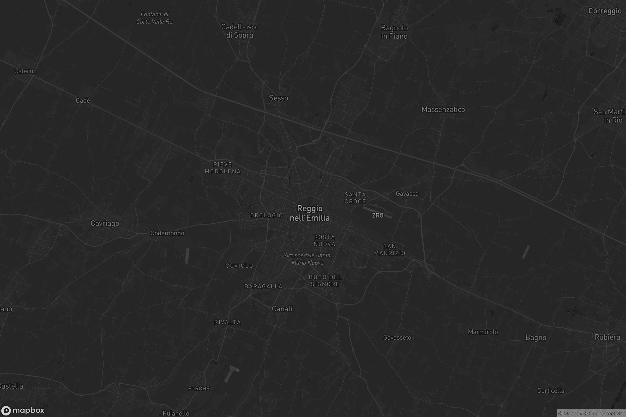 Mappa di Reggio Emilia