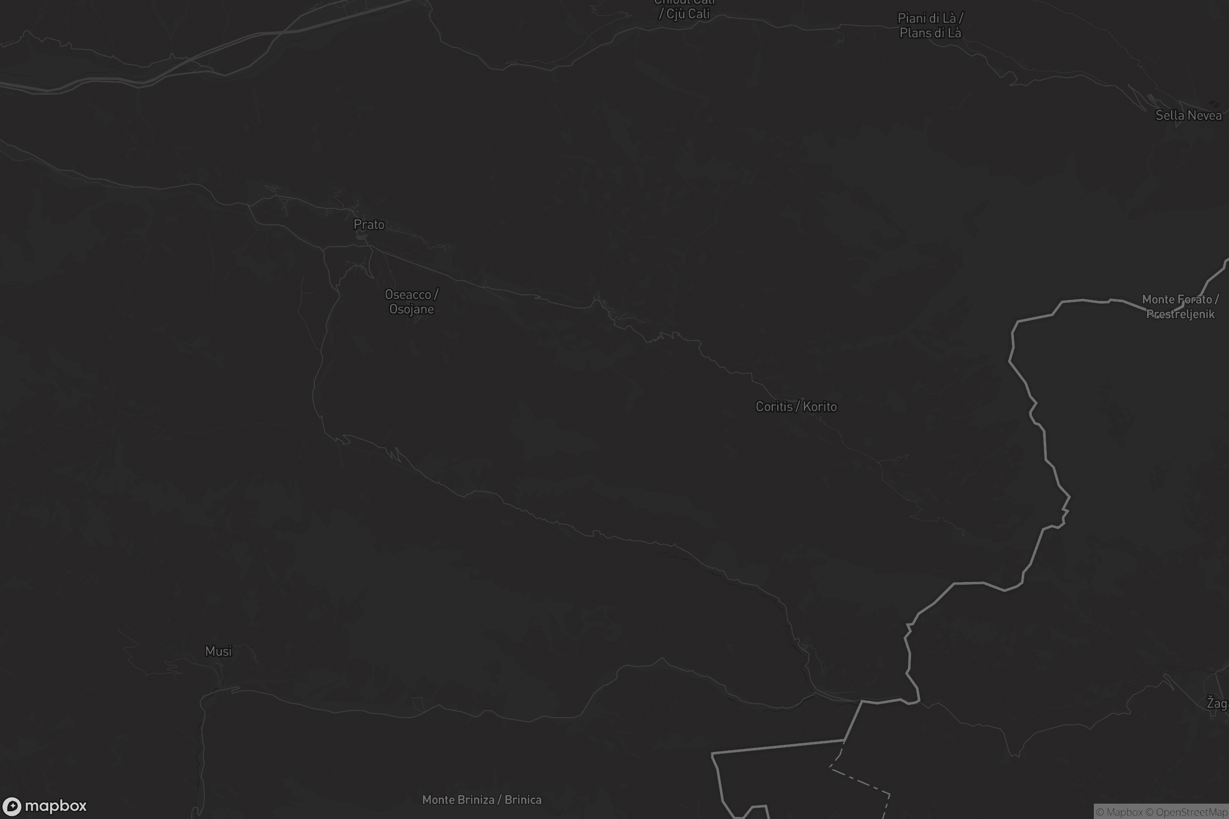 Mappa di Resia / Rezija