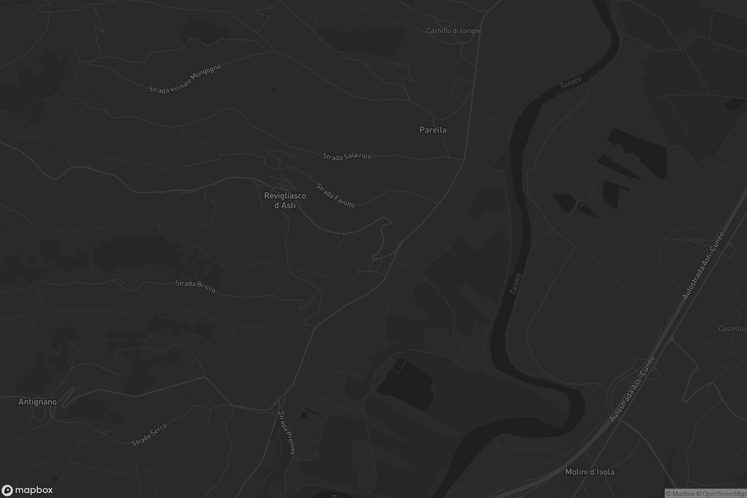 Mappa di Revigliasco d'Asti