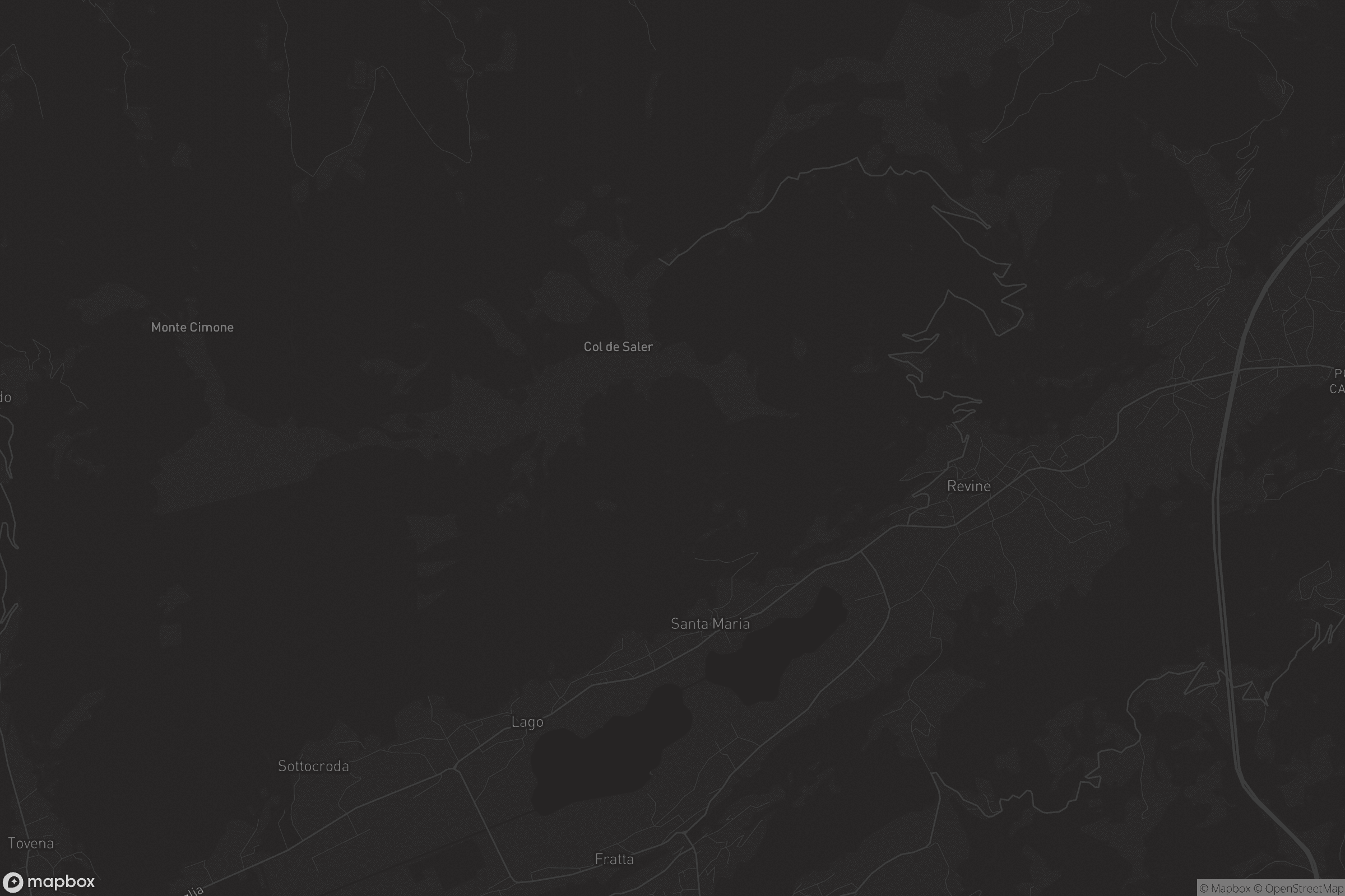 Mappa di Revine Lago