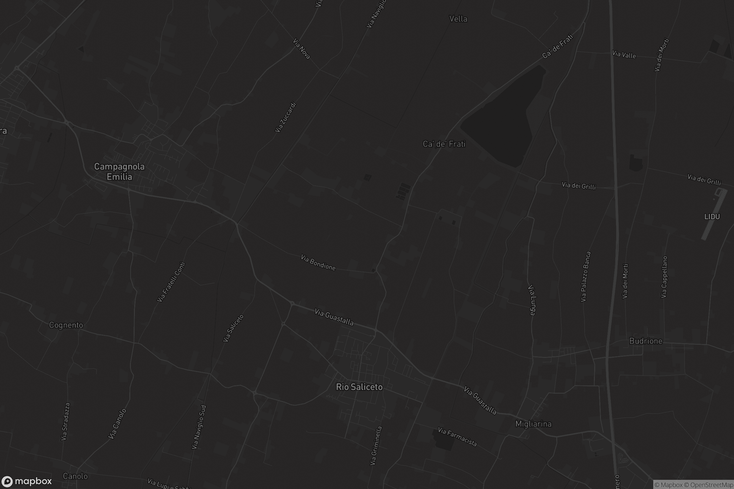 Mappa di Rio Saliceto