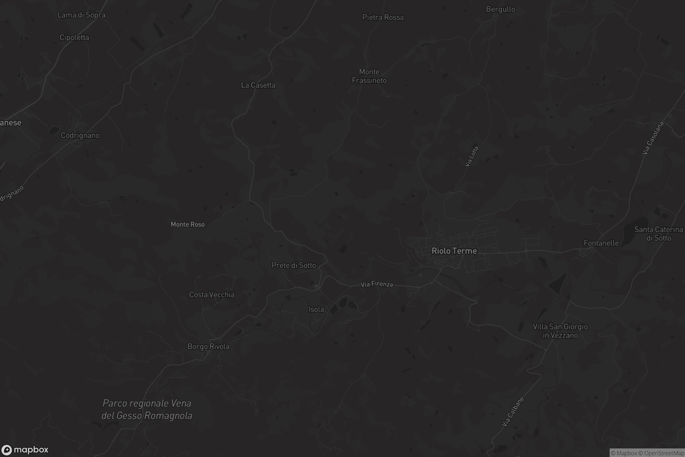 Mappa di Riolo Terme