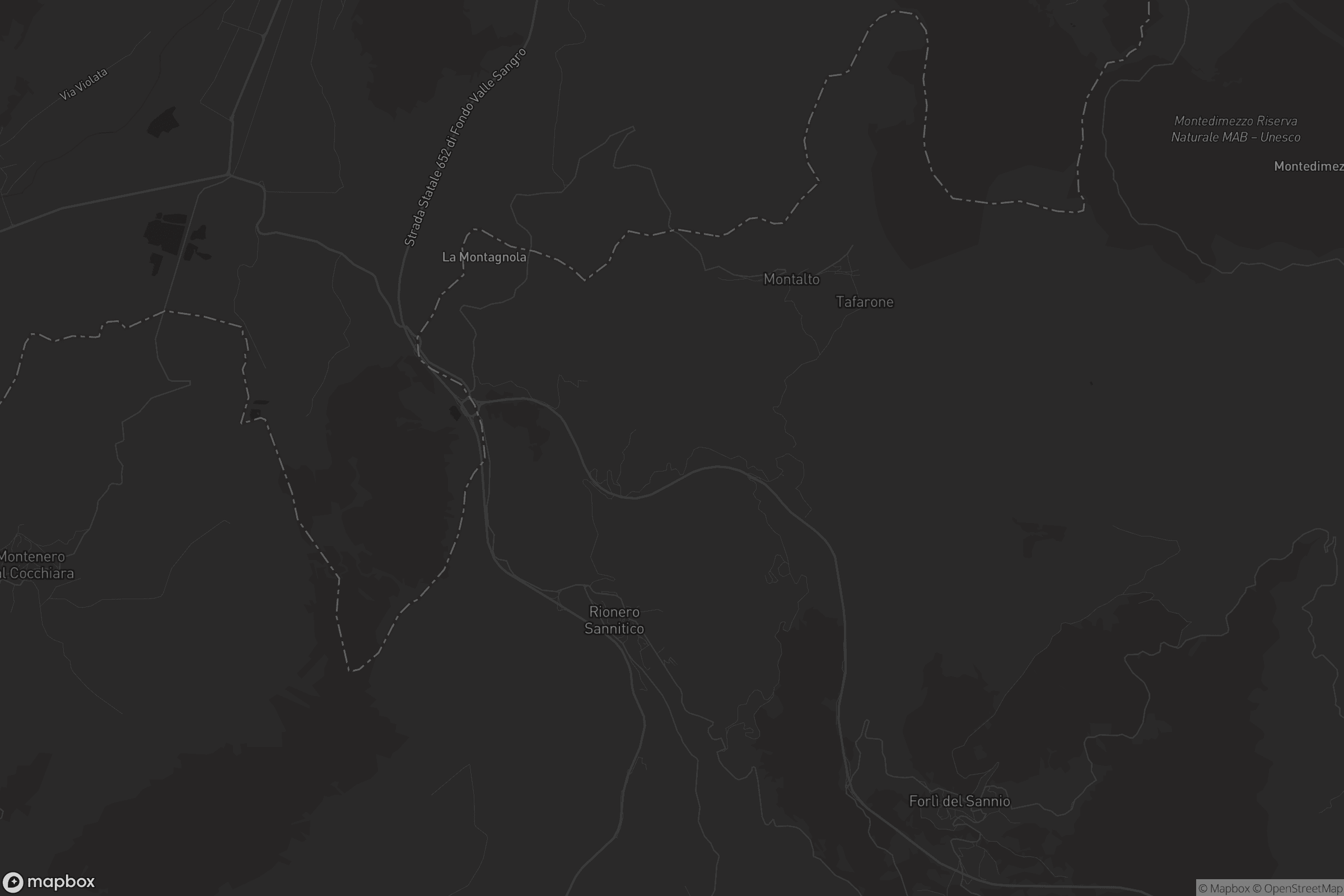 Mappa di Rionero Sannitico