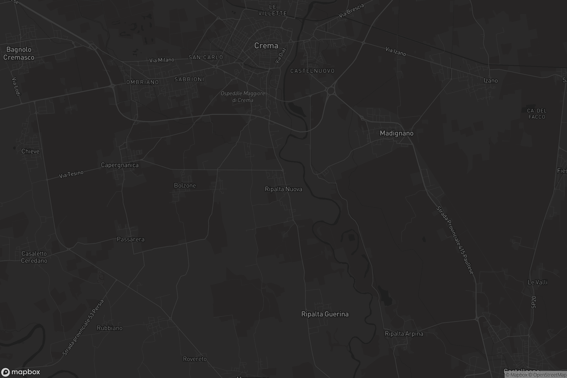 Mappa di Ripalta Nuova