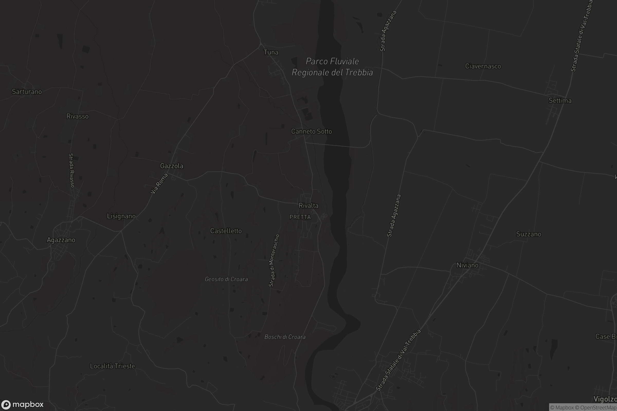 Mappa di Rivalta Trebbia