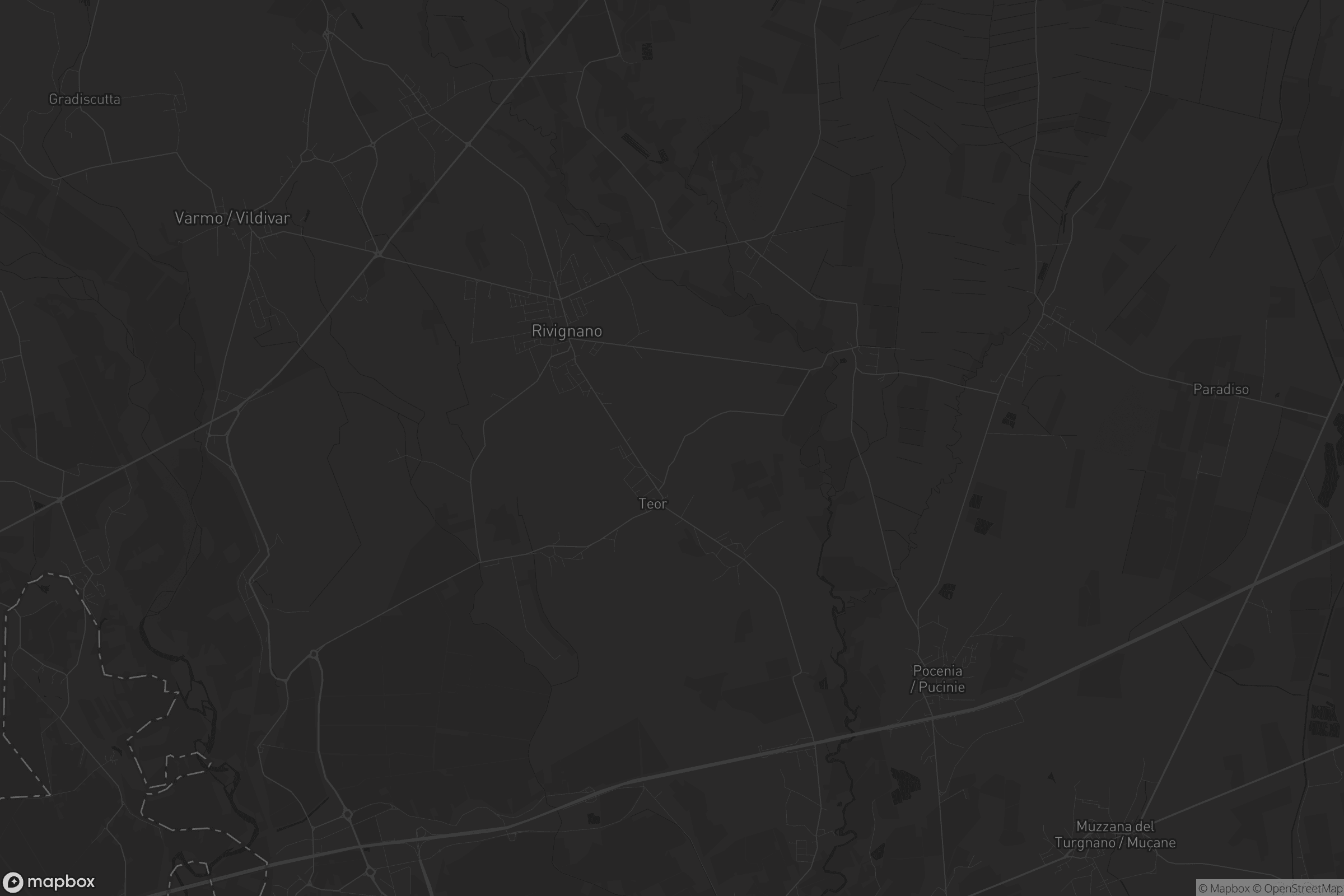 Mappa di Rivignano Teor / Rivignan Teôr