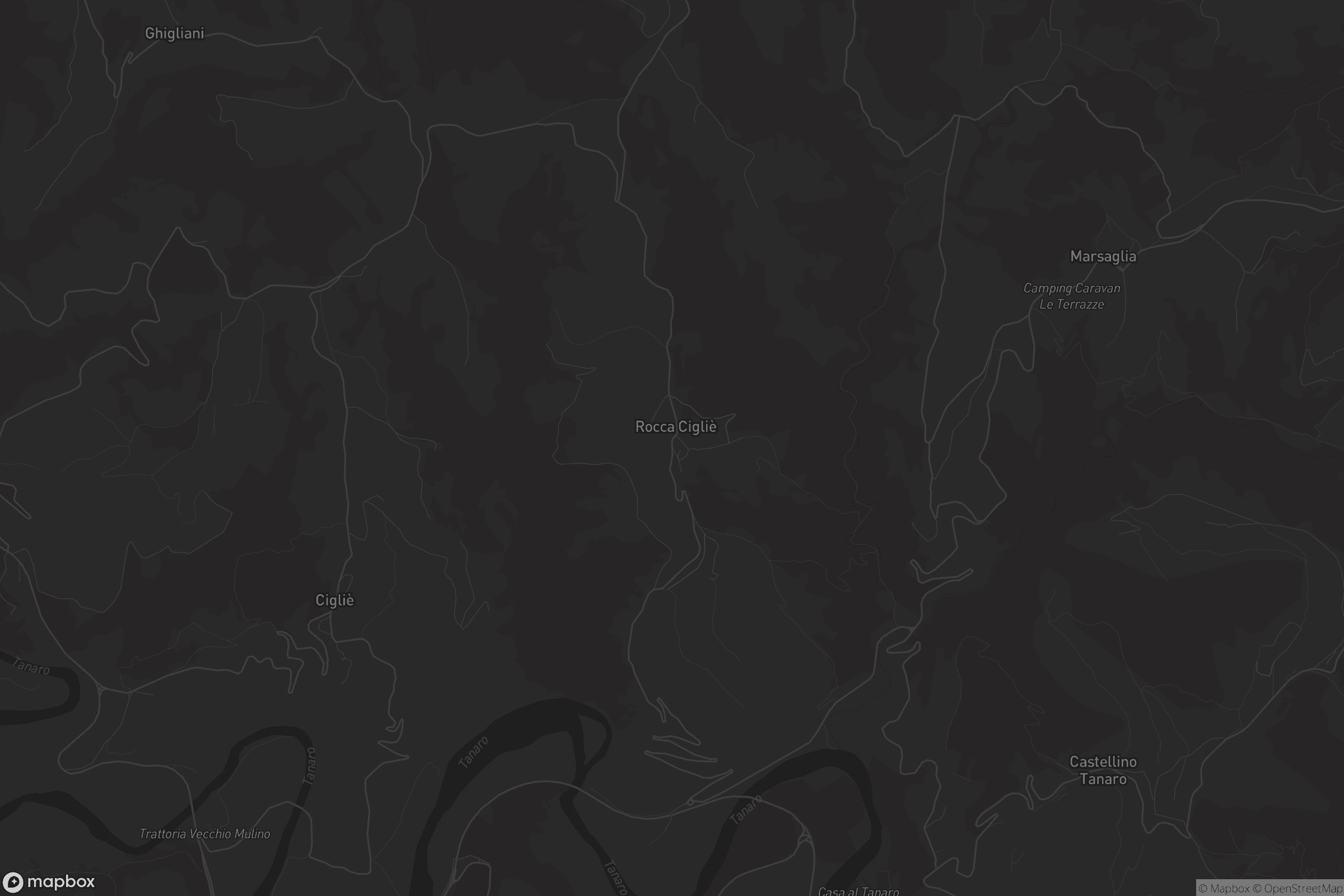 Mappa di Rocca Cigliè