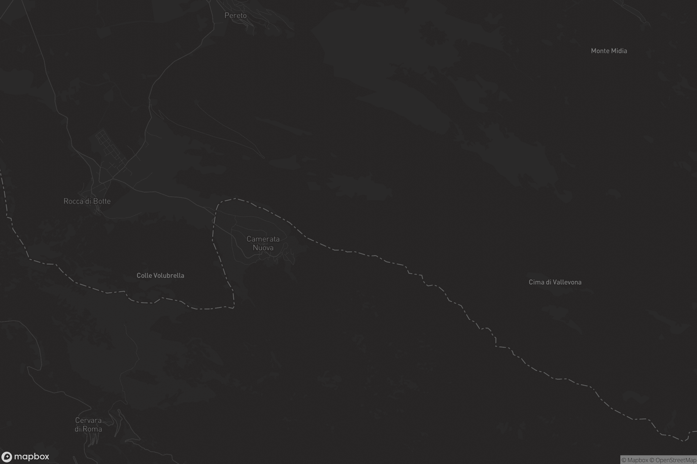 Mappa di Rocca di Botte