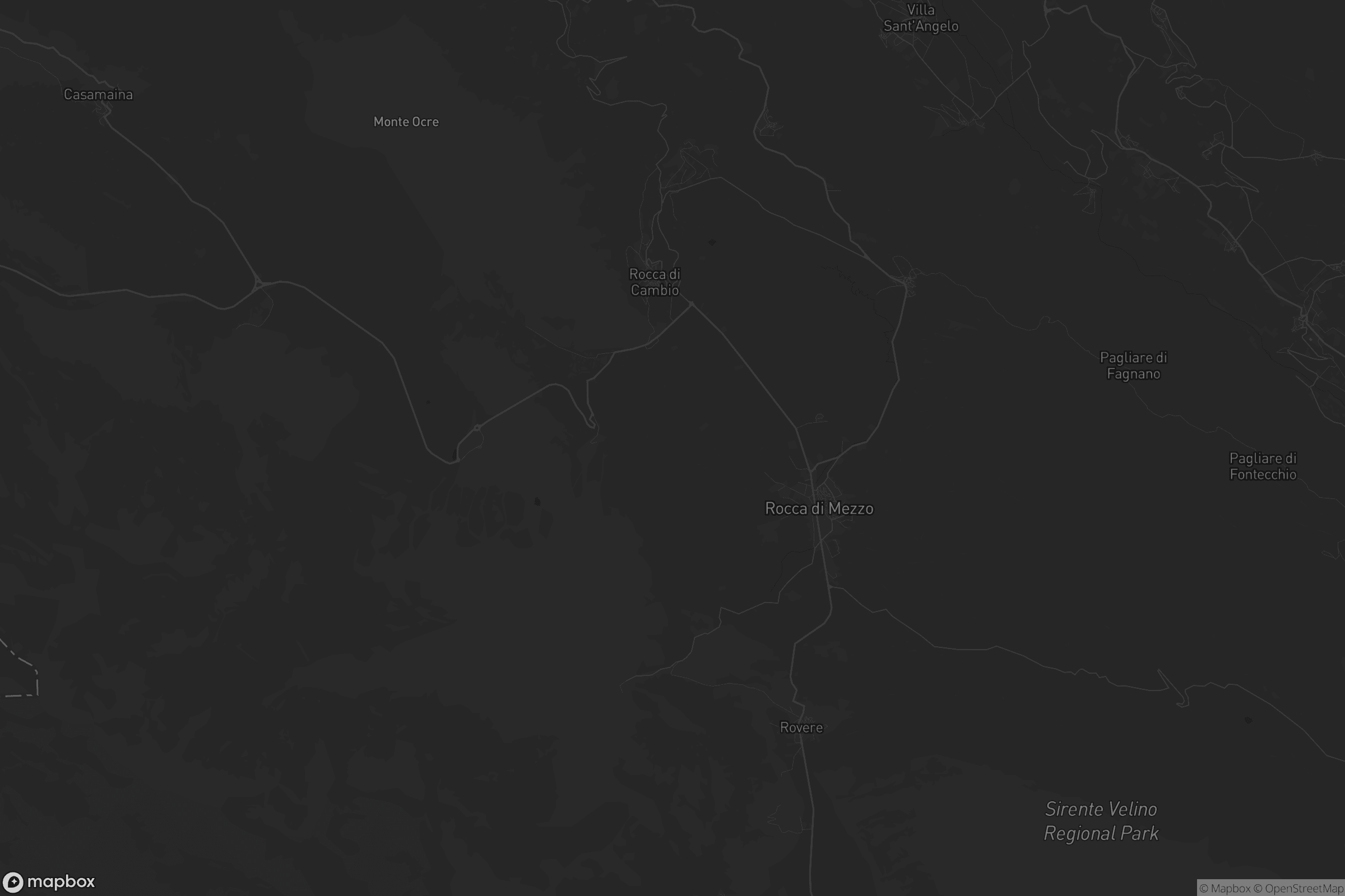 Mappa di Rocca di Mezzo