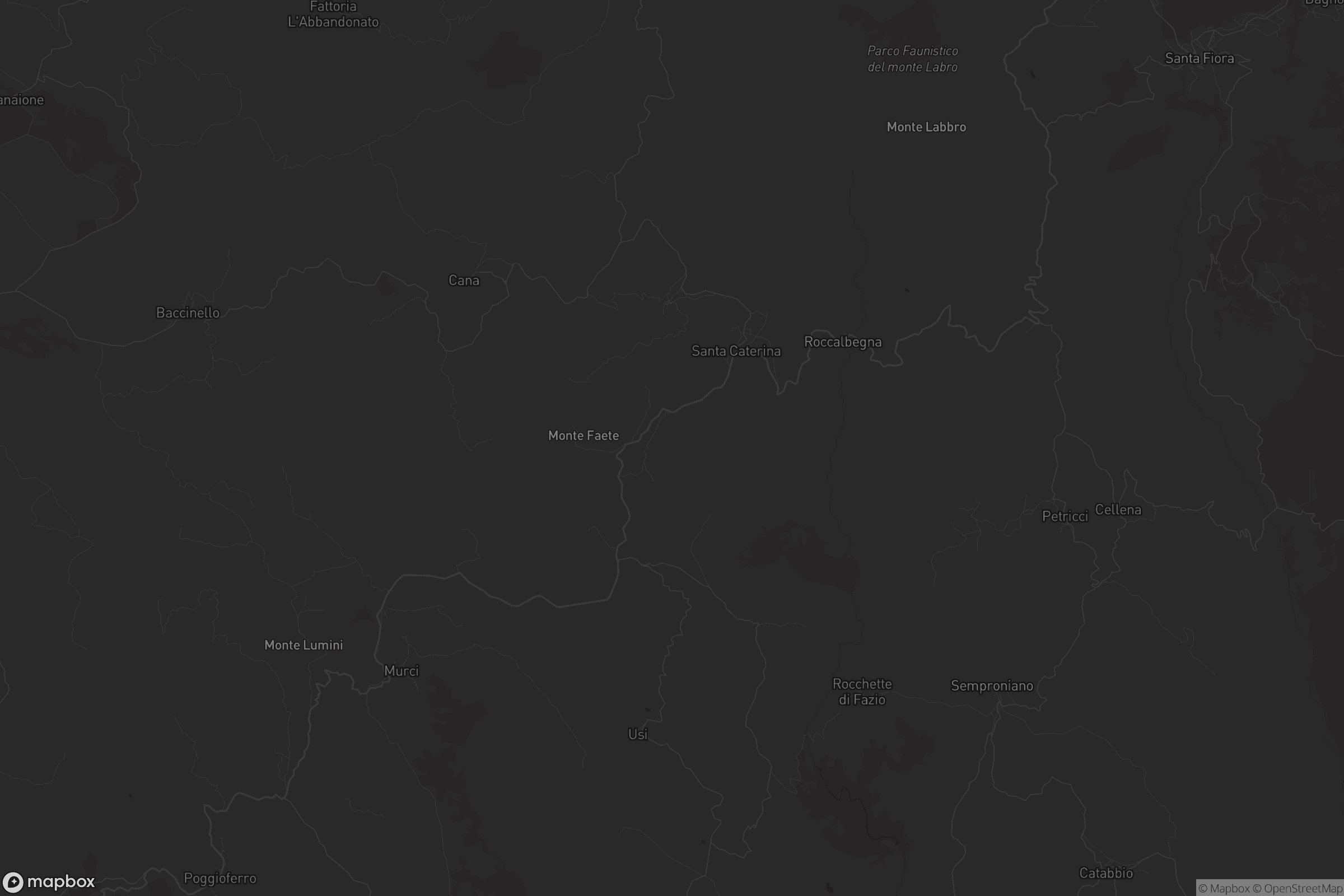 Mappa di Roccalbegna