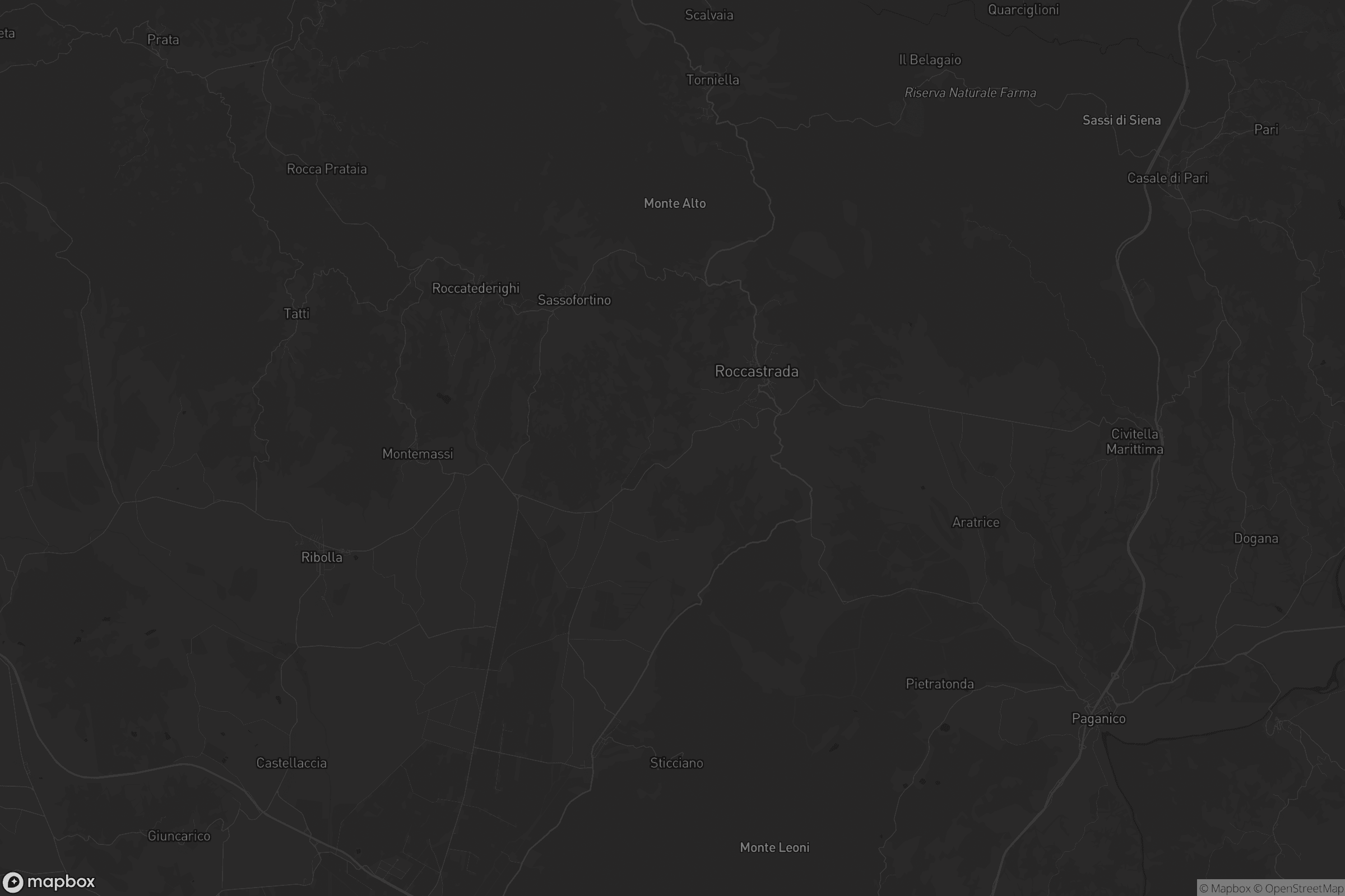 Mappa di Roccastrada