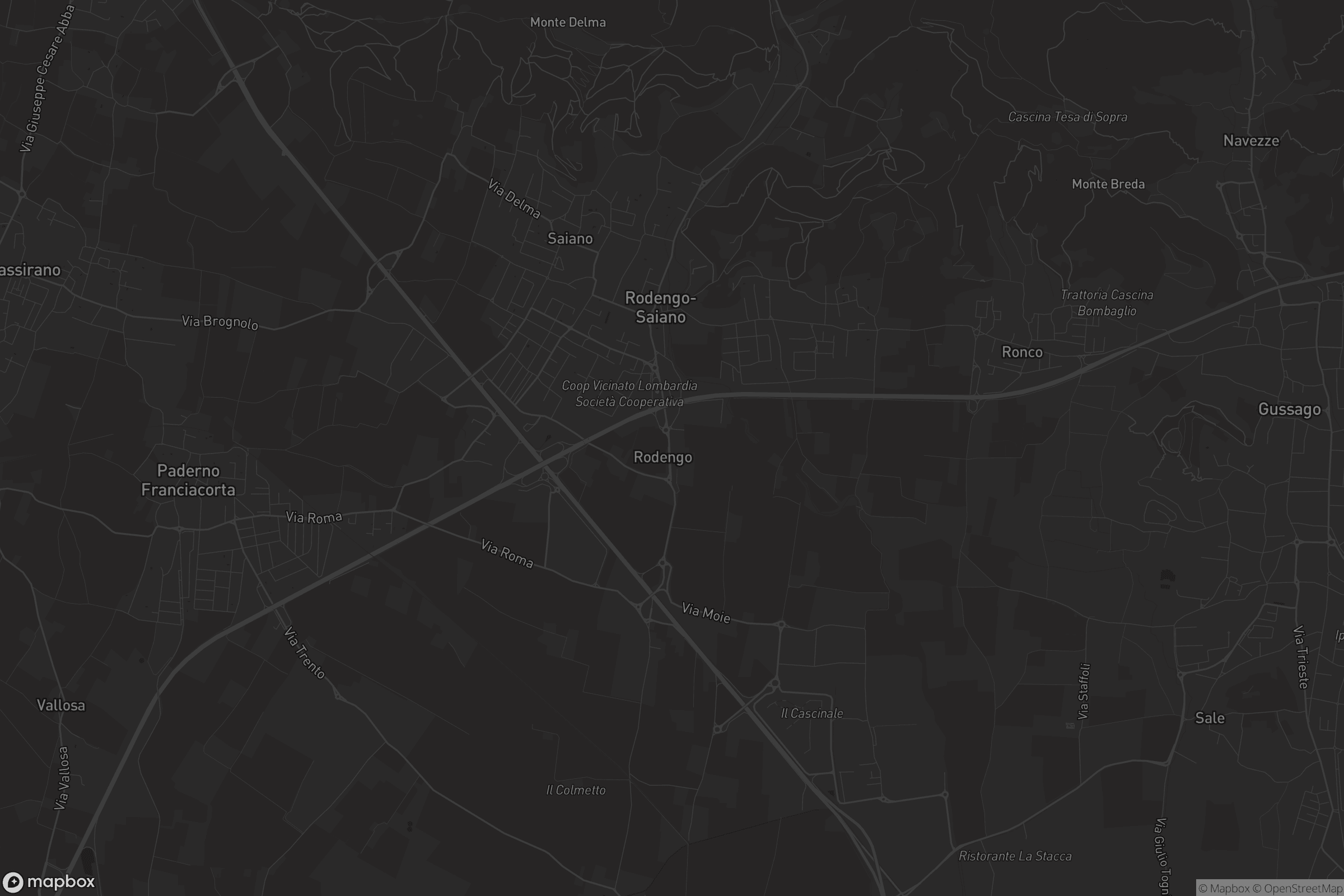 Mappa di Rodengo Saiano