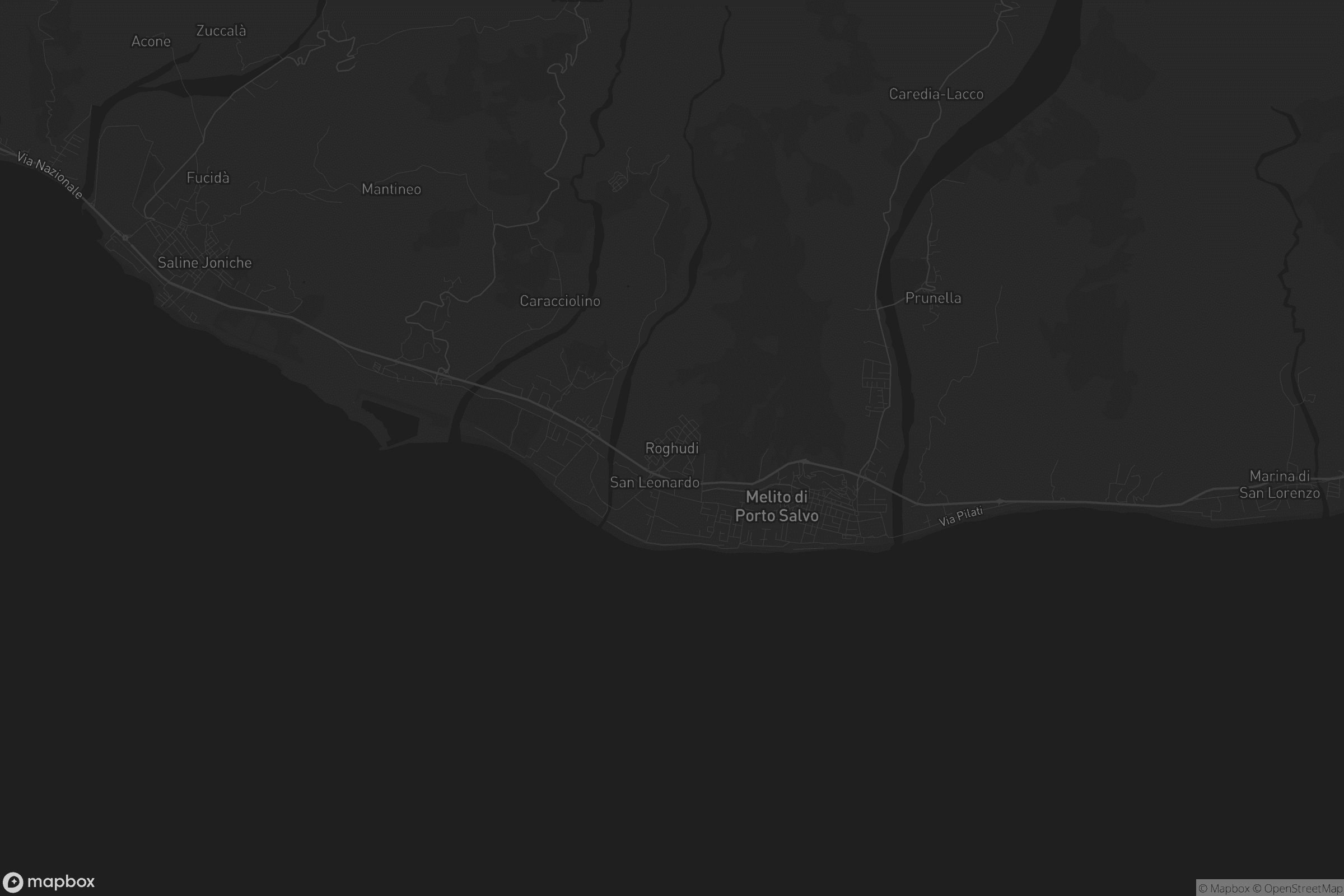 Mappa di Roghudi Nuovo