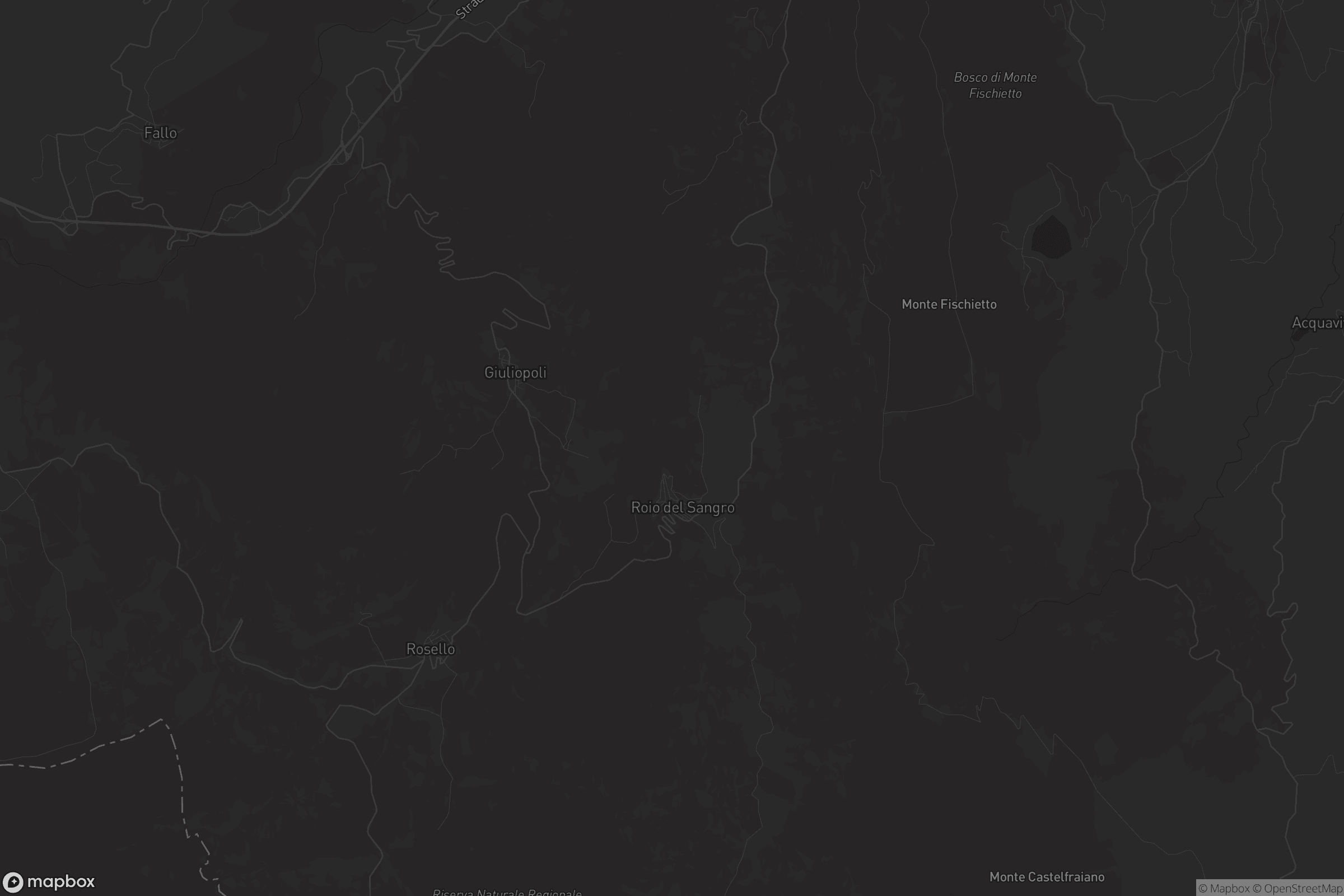 Mappa di Roio del Sangro