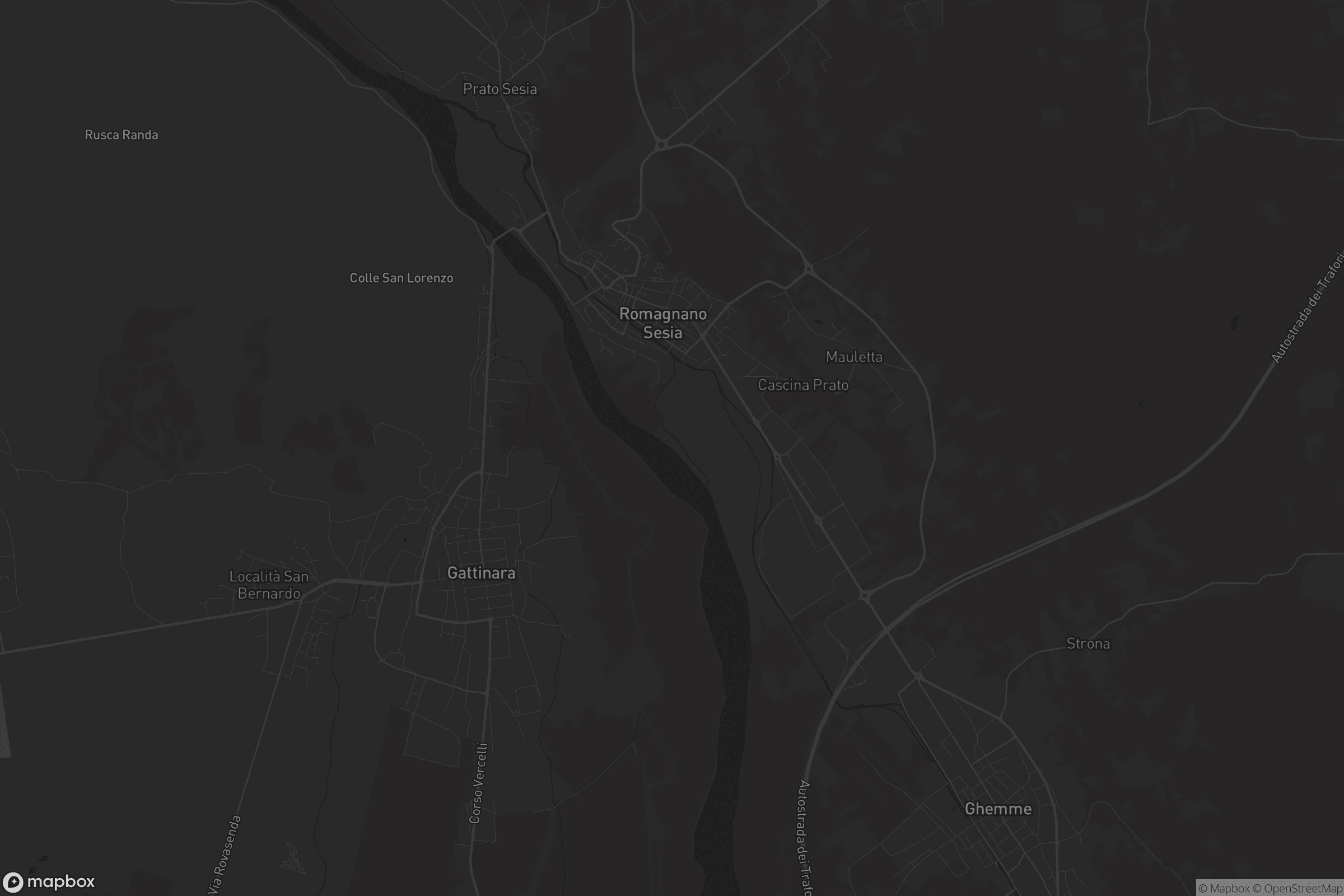 Mappa di Romagnano Sesia