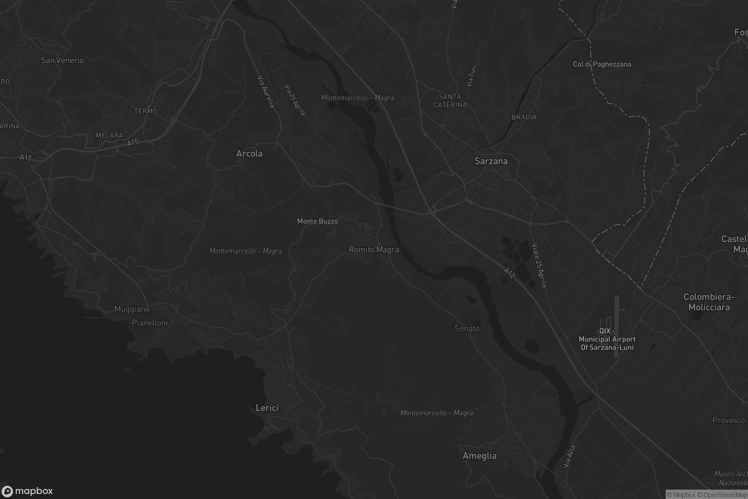 Mappa di Romito Magra