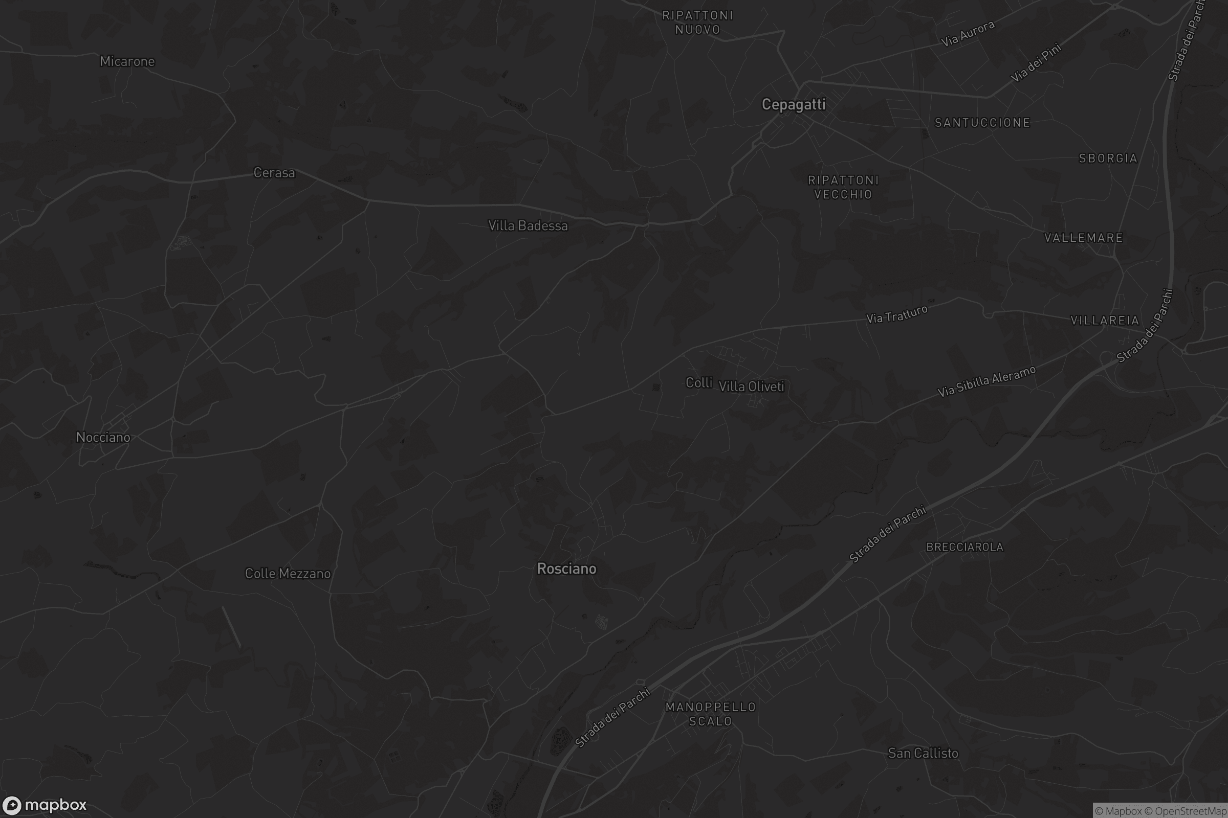 Mappa di Rosciano